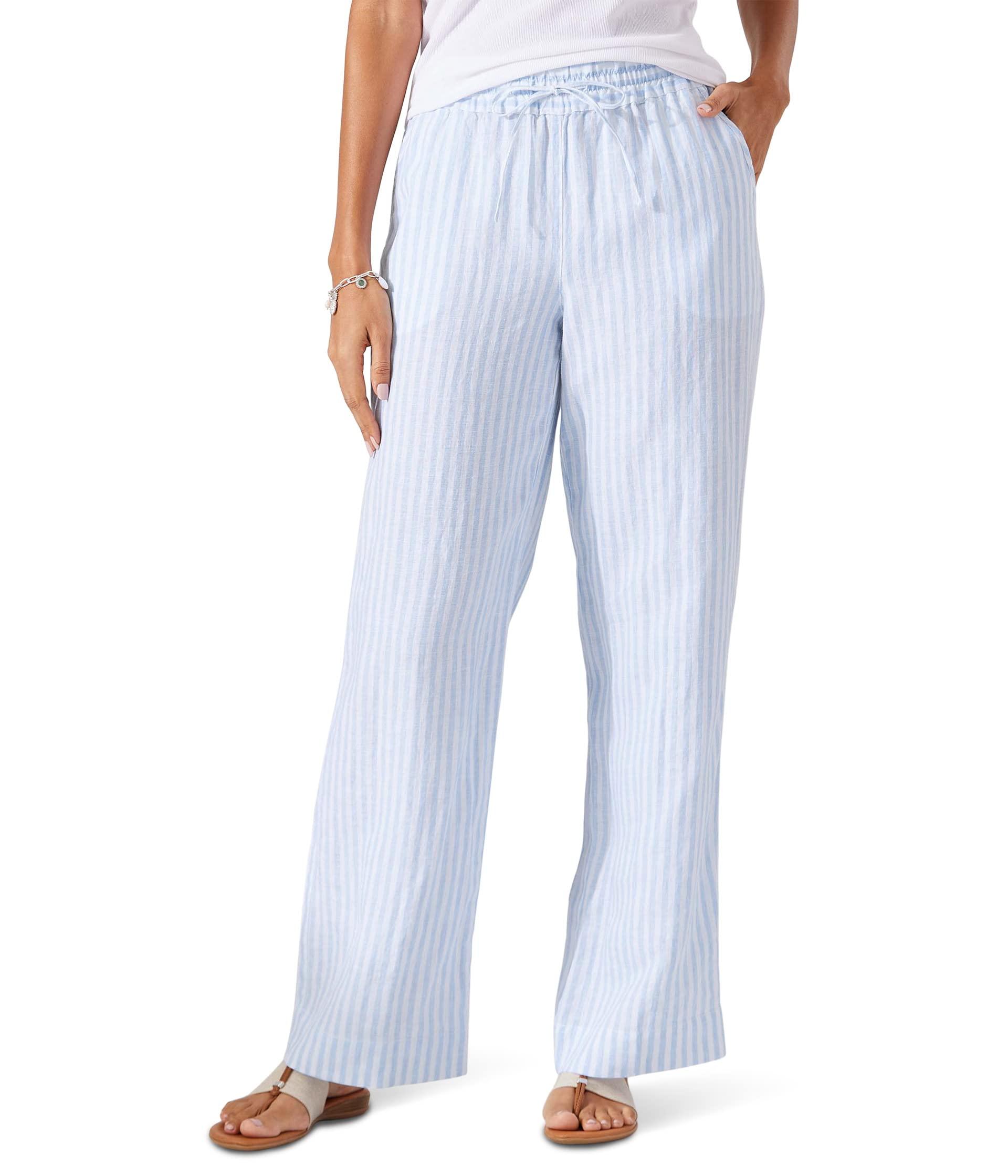 Tommy Bahama Cabana Stripe High-rise Easy Pants in Blue | Lyst