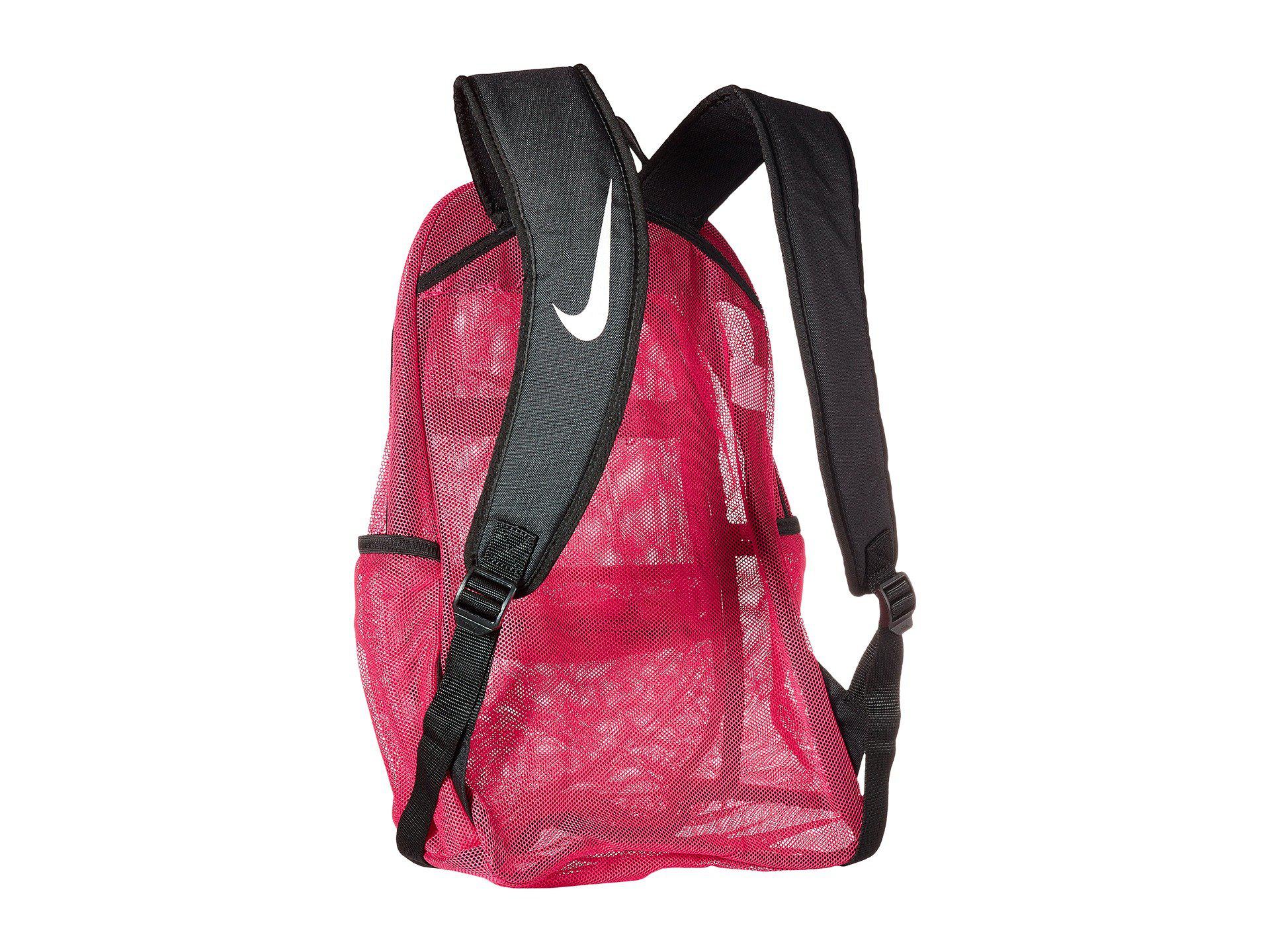 Nike Brasilia Mesh Backpack in Pink for Men | Lyst