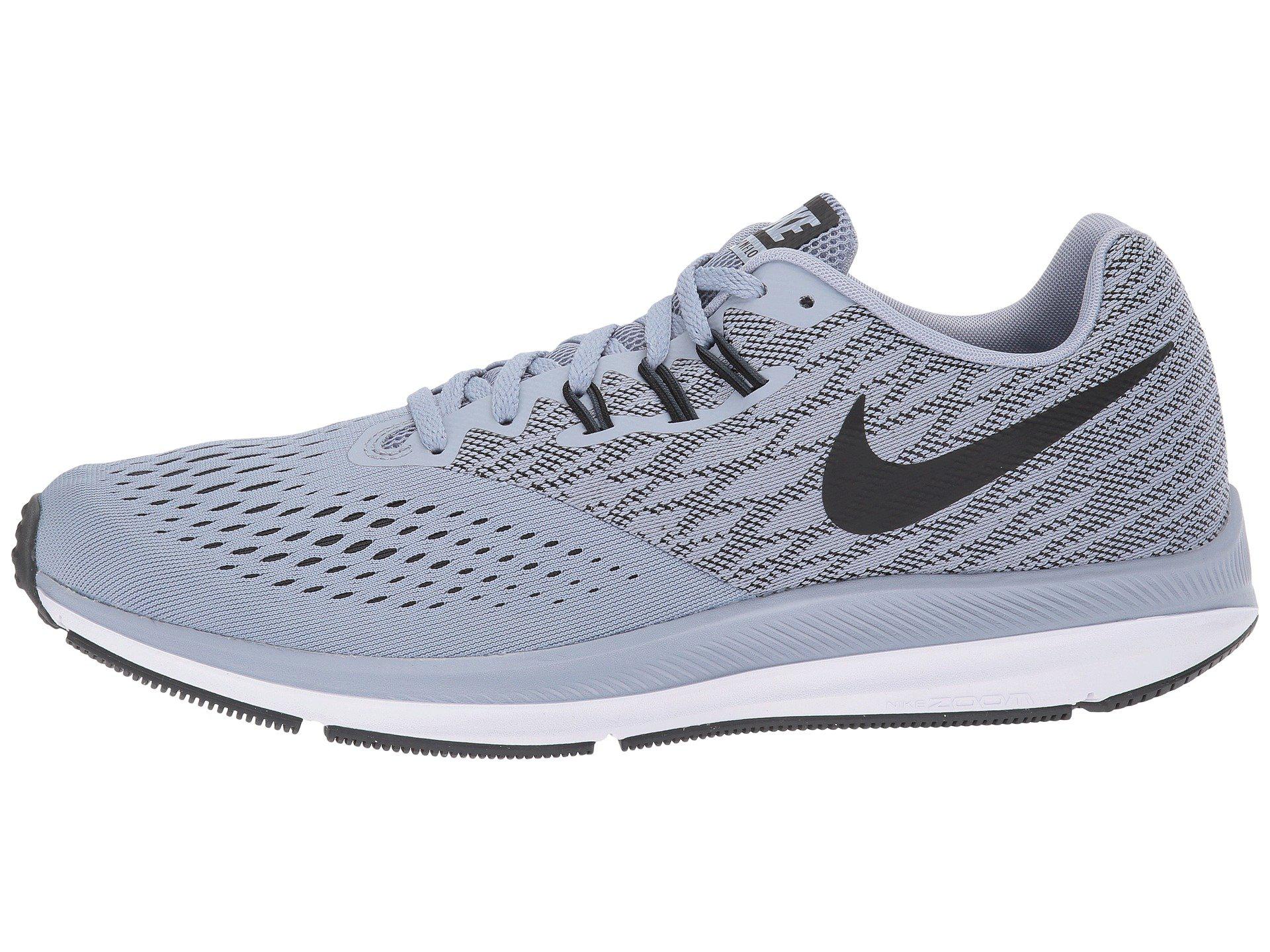 Nike Rubber Zoom Winflo 4 (glacier Grey/black/anthracite/white) Running  Shoes in Gray for Men - Lyst