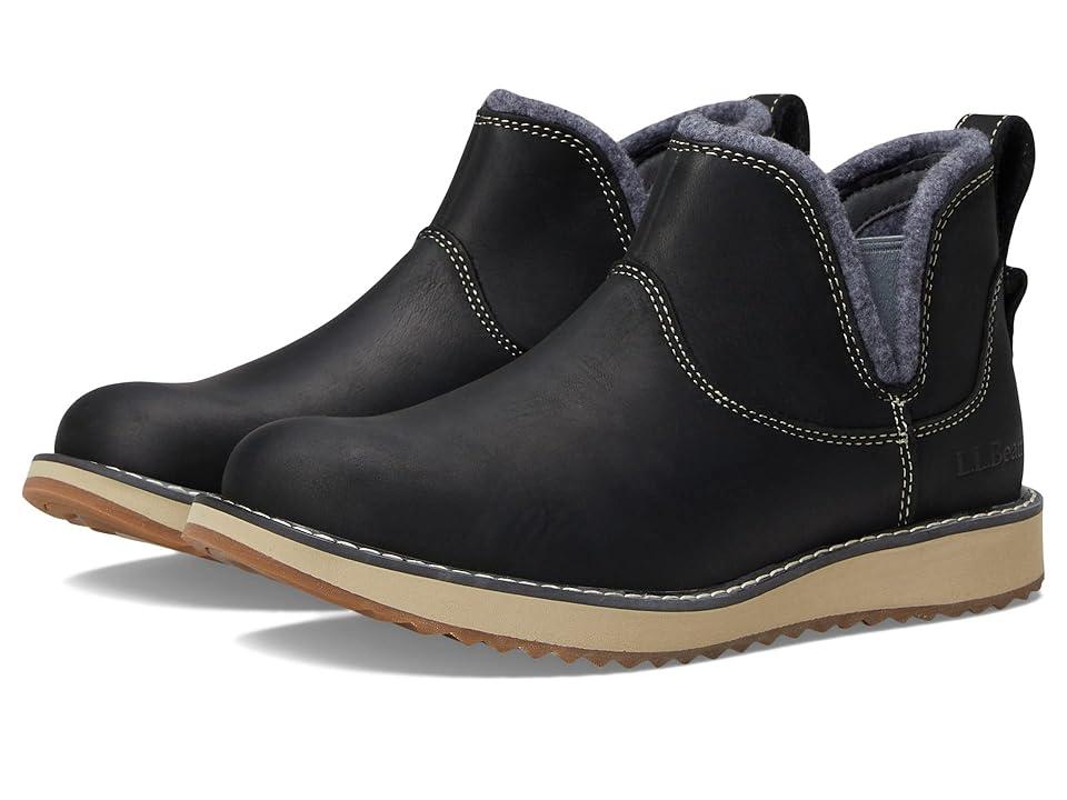 L.L. Bean Stonington Boot Plain Toe Pull On Shoes in Black Lyst