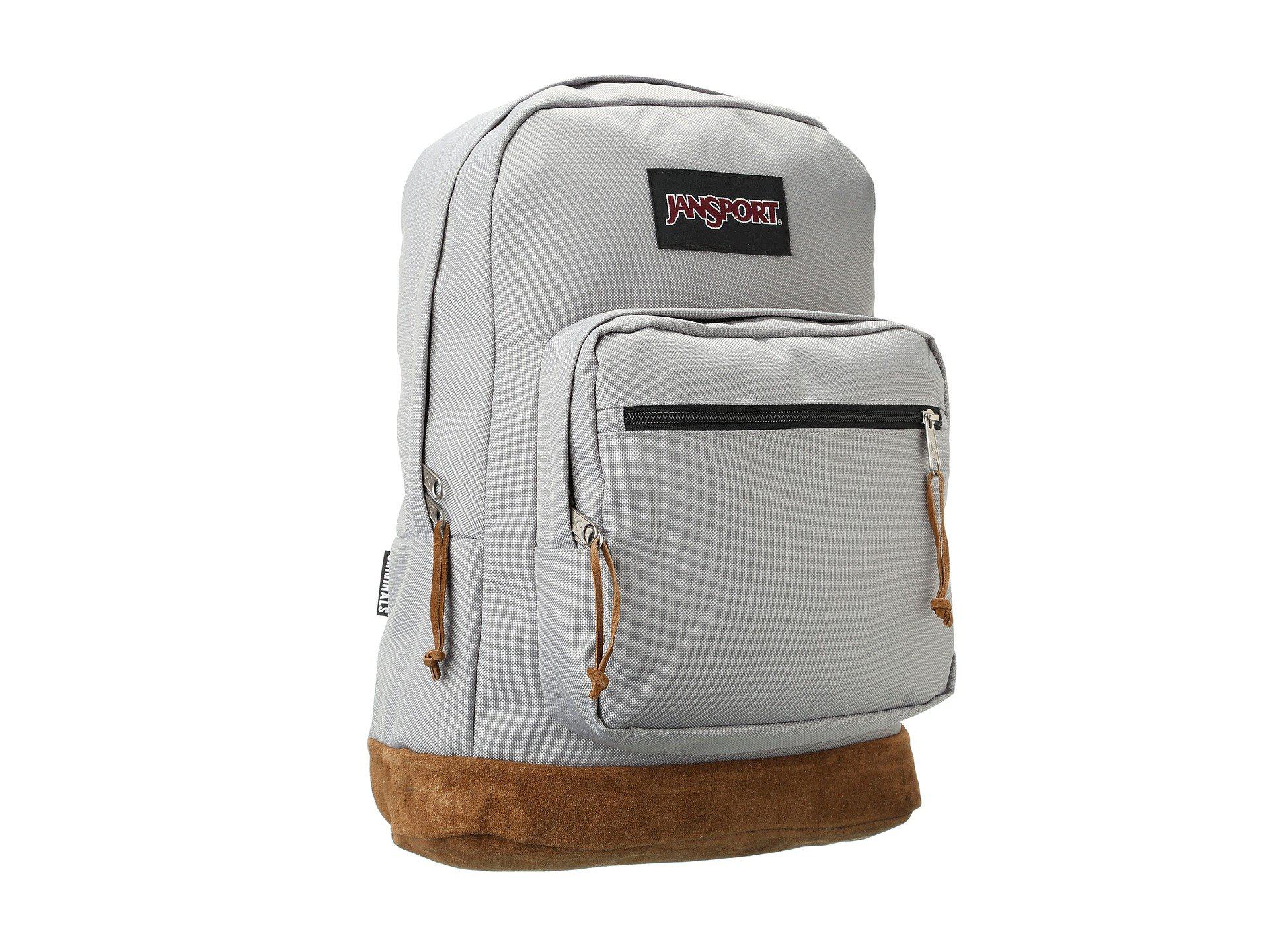 jansport right pack grey rabbit