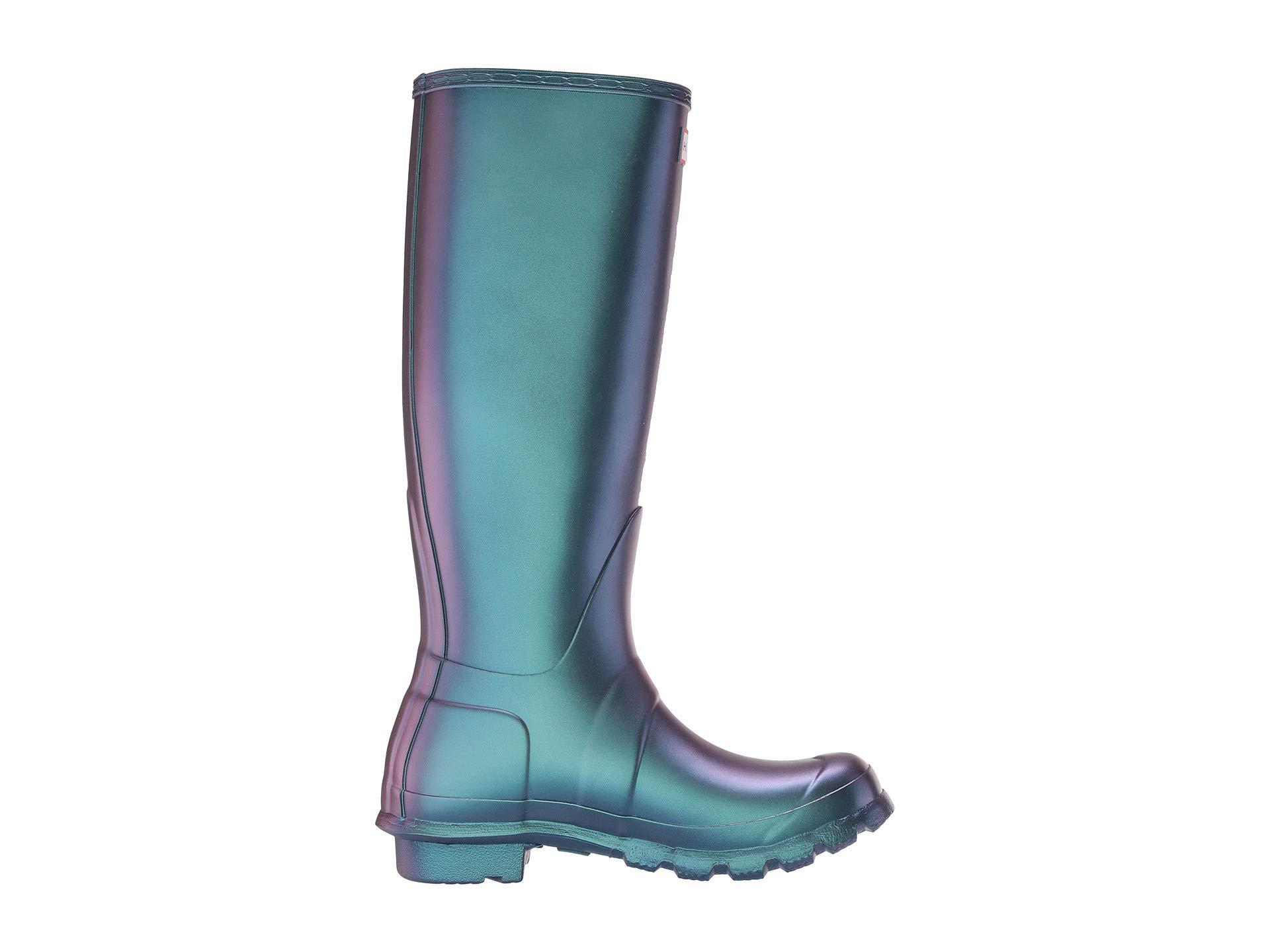 hunter boots wave blue
