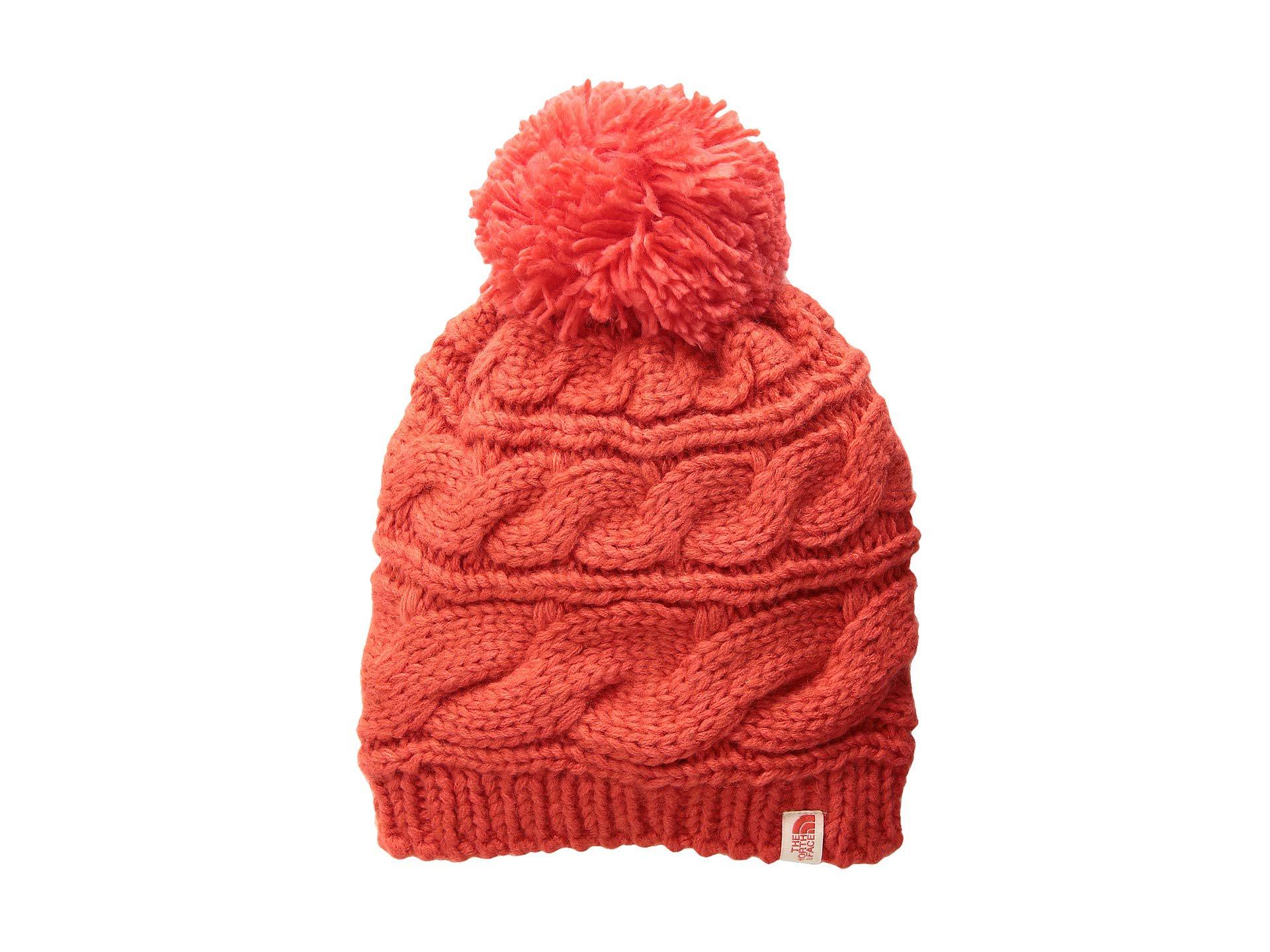 north face triple cable beanie