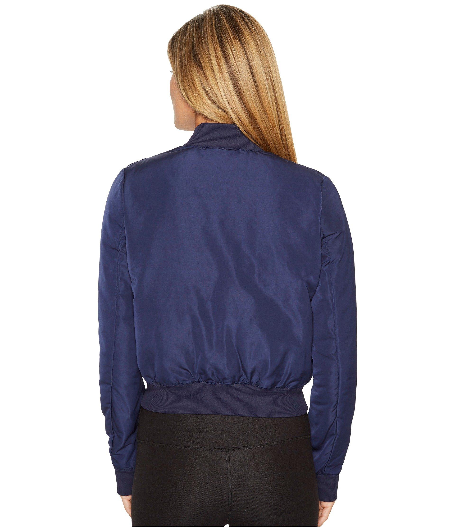 Alo Yoga Synthetic Offduty Bomber Jacket in Navy (Blue) Lyst