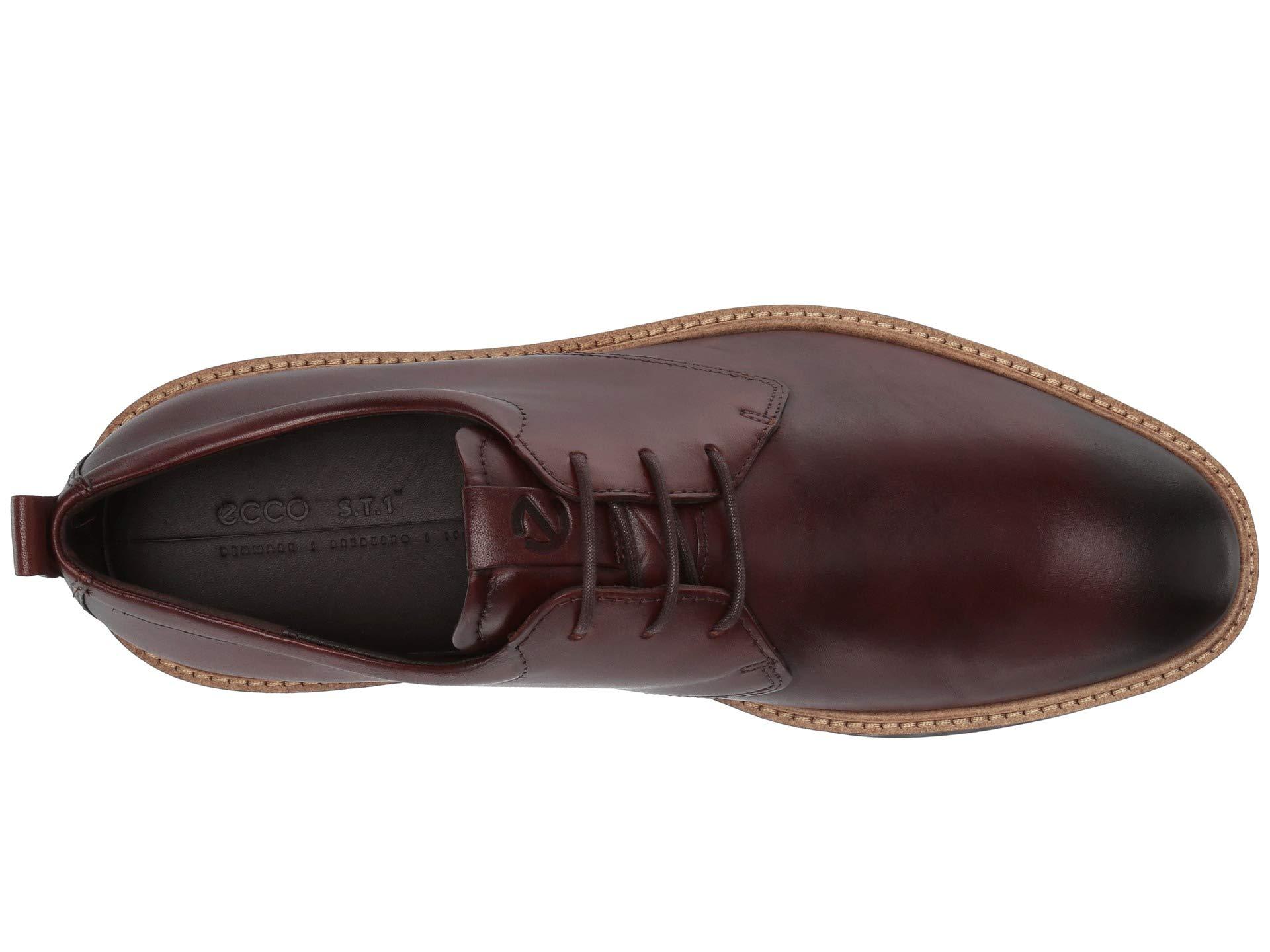 ecco men's st1 hybrid plain toe oxford