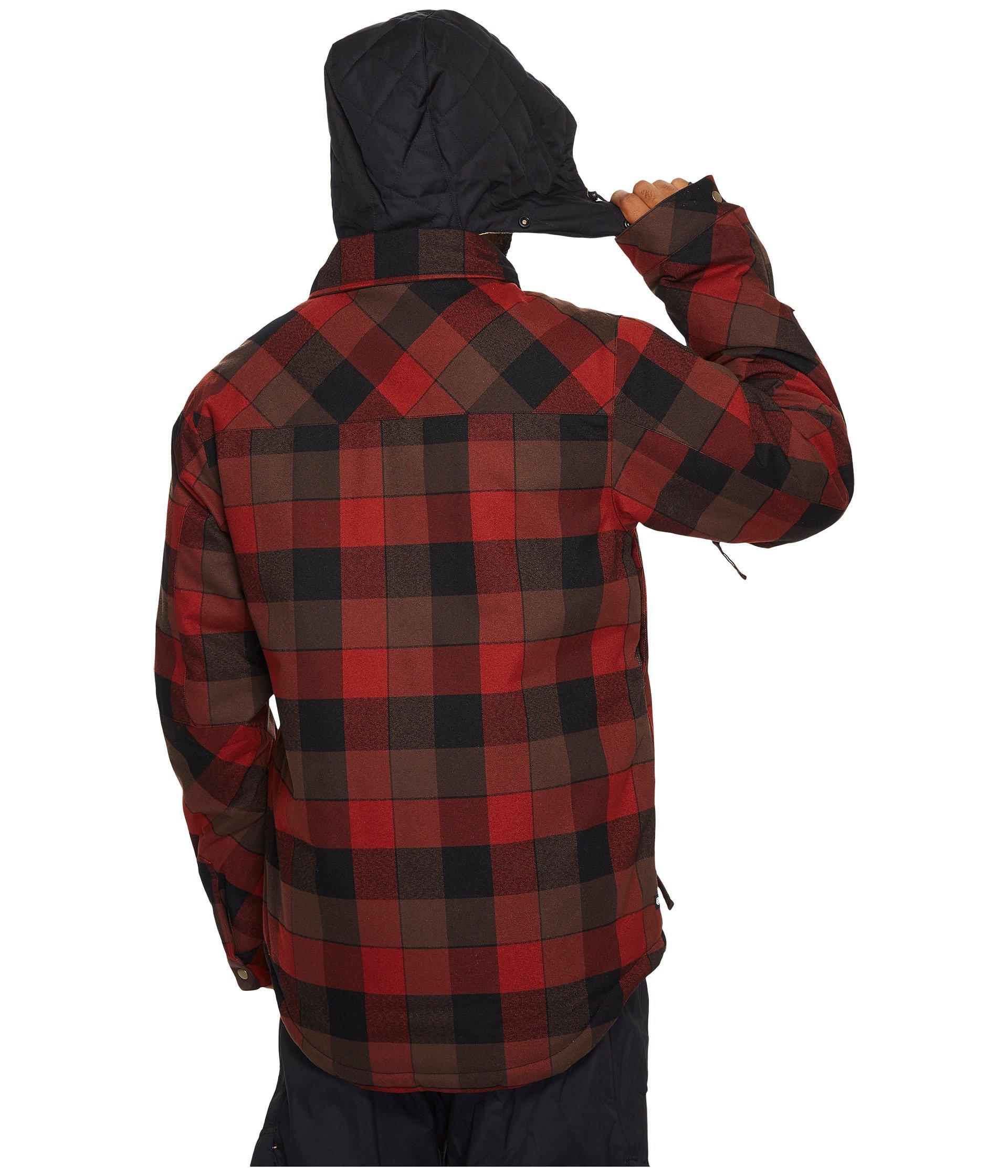 woodland red jacket
