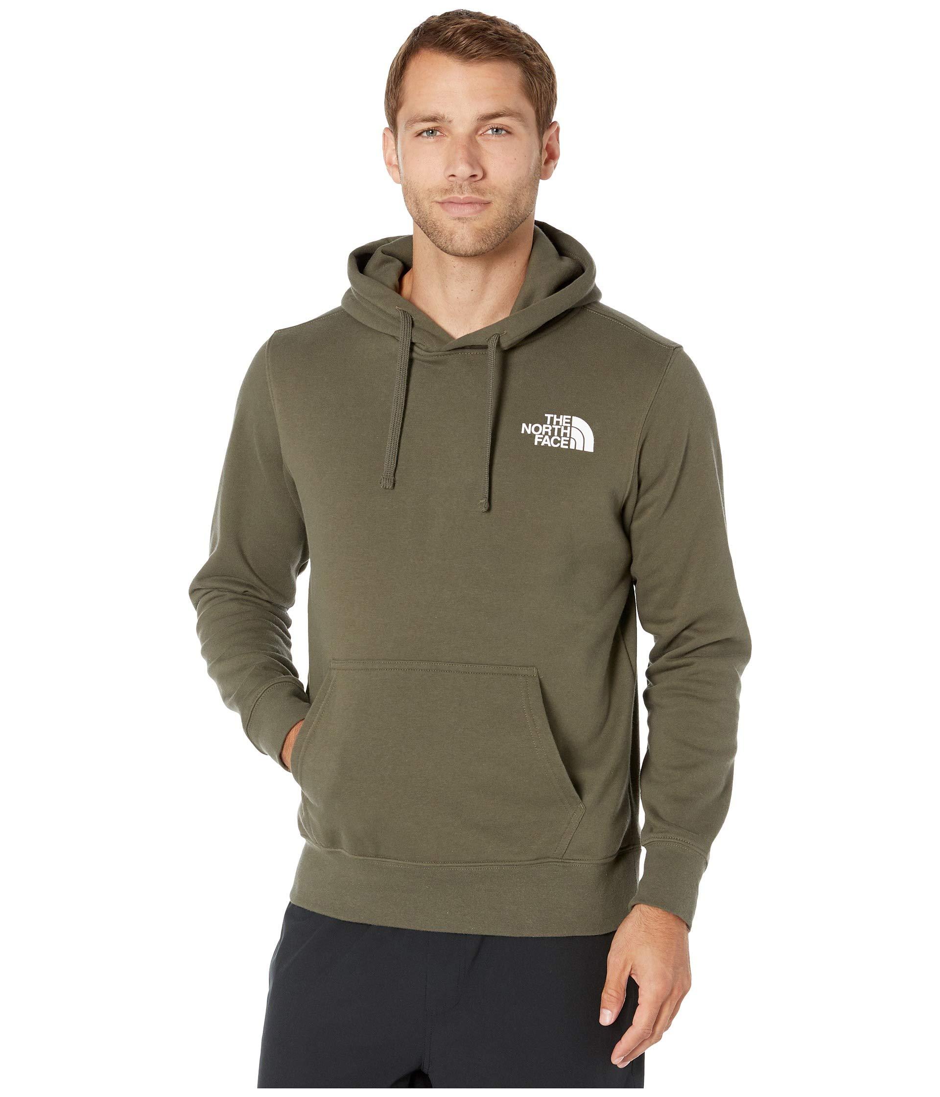 north face red box hoodie mens