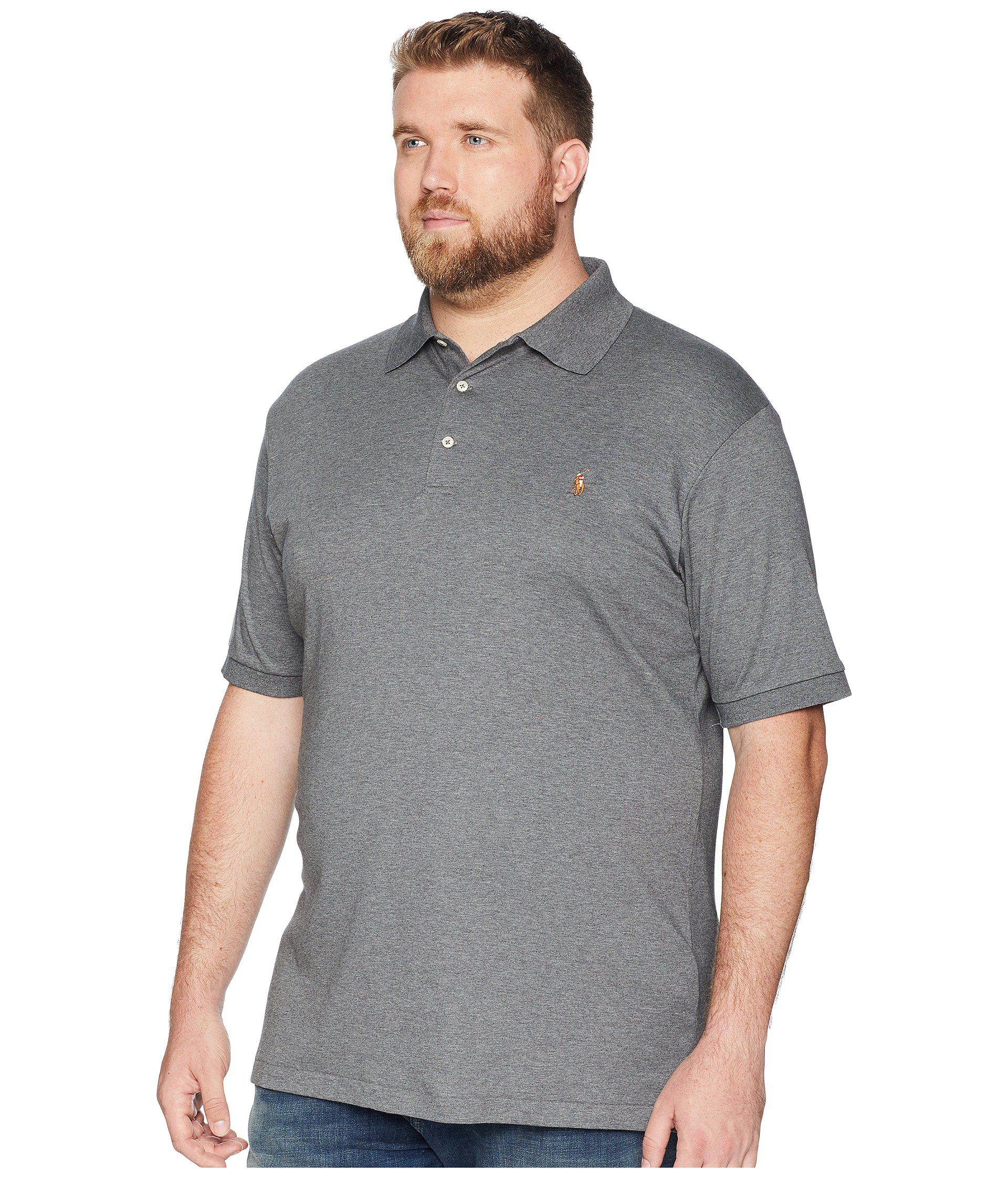 Download Polo Ralph Lauren Cotton Big Tall Polo (morgan Purple ...