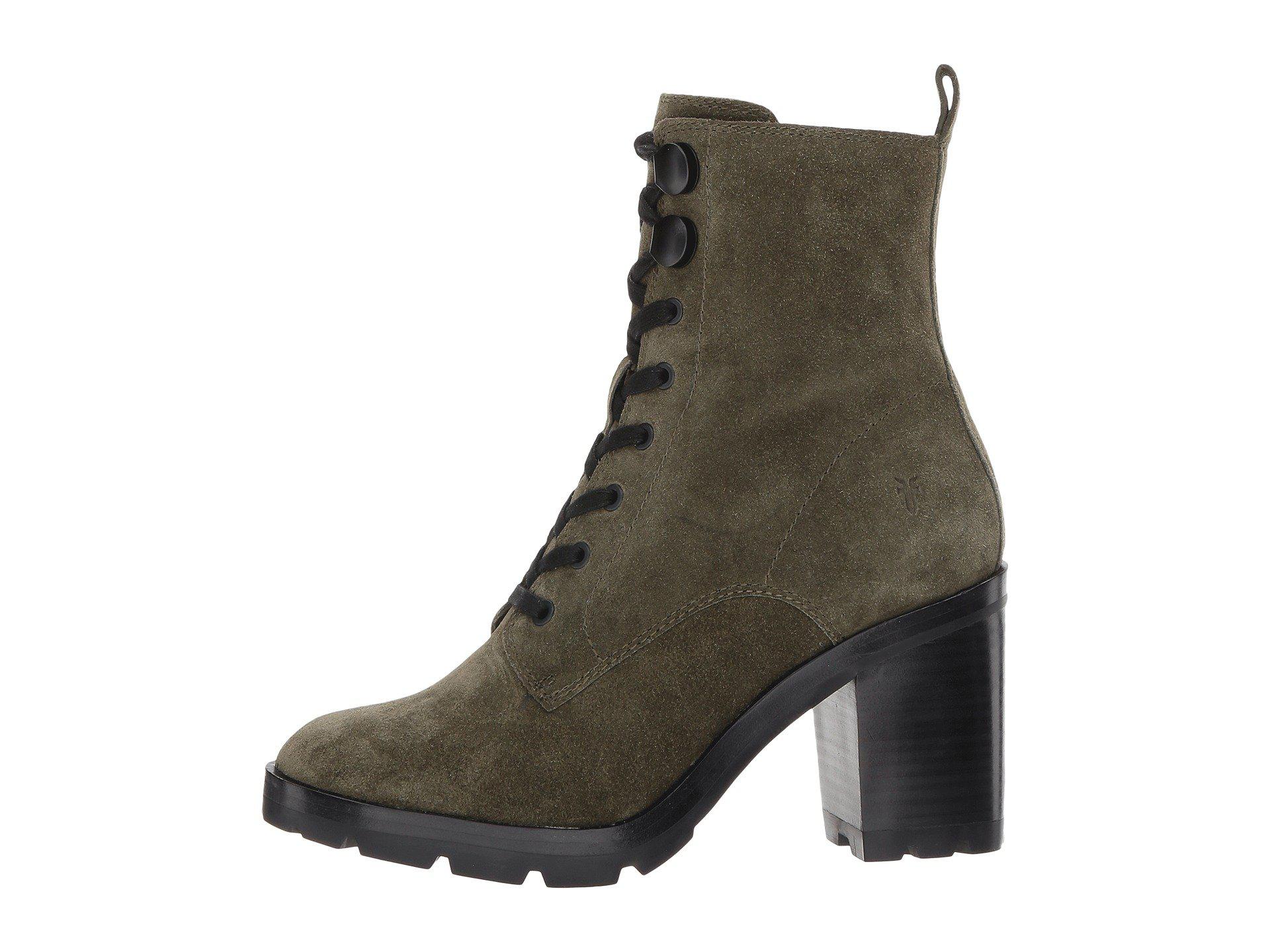 frye myra lug combat boot