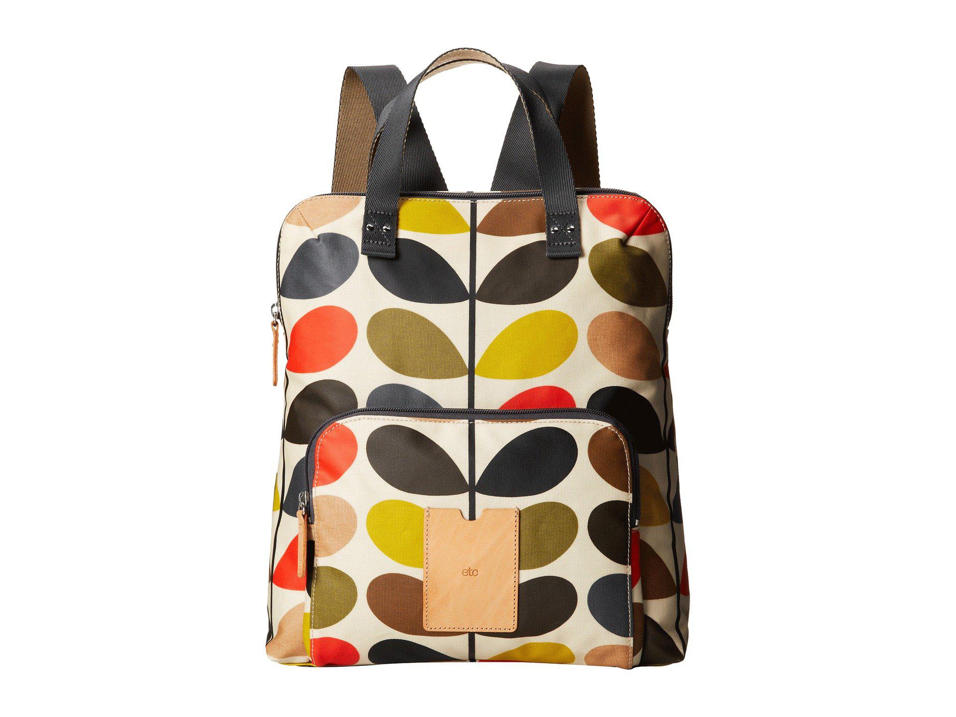 orla kiely multi stem backpack