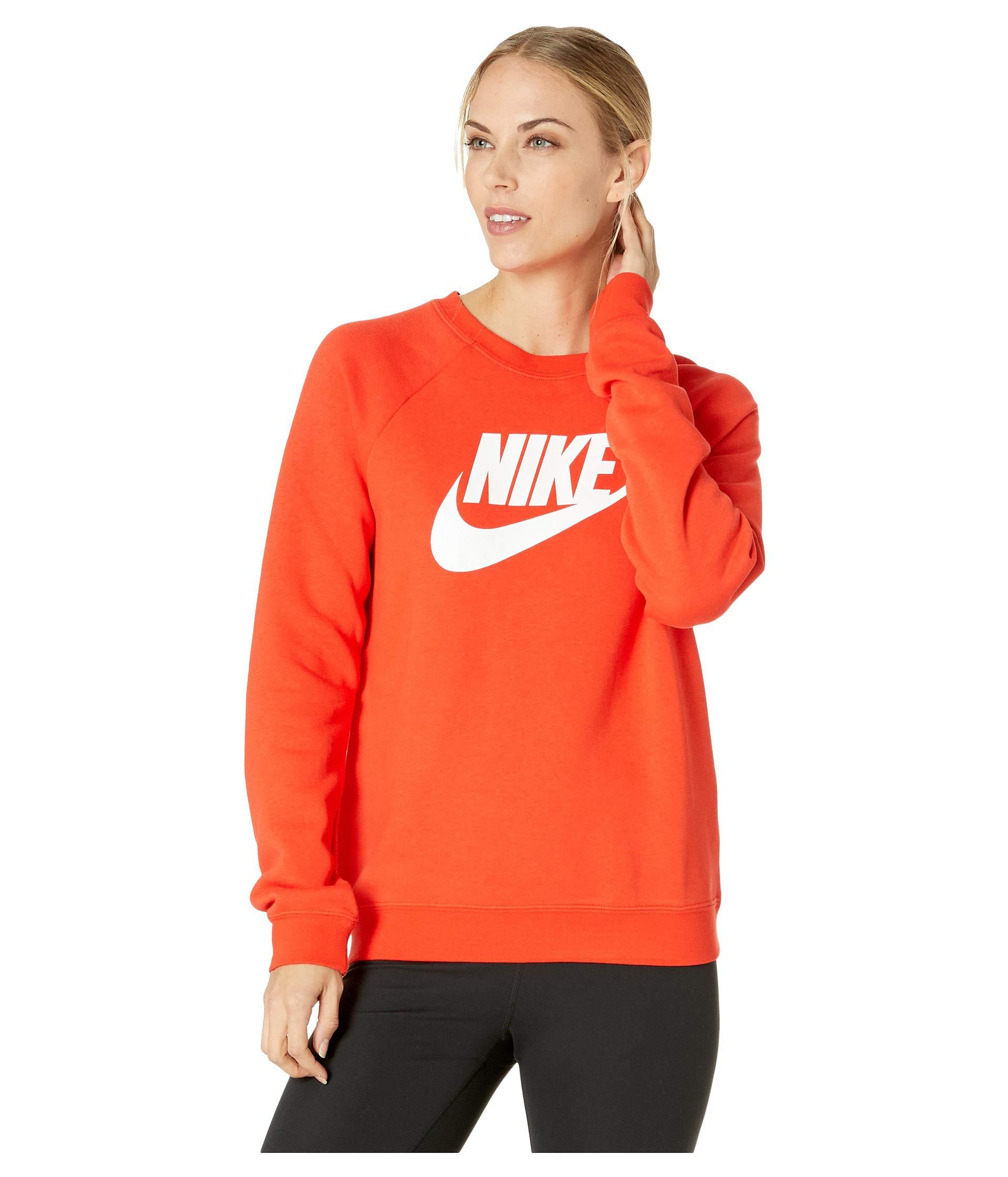 nike red sweater womens