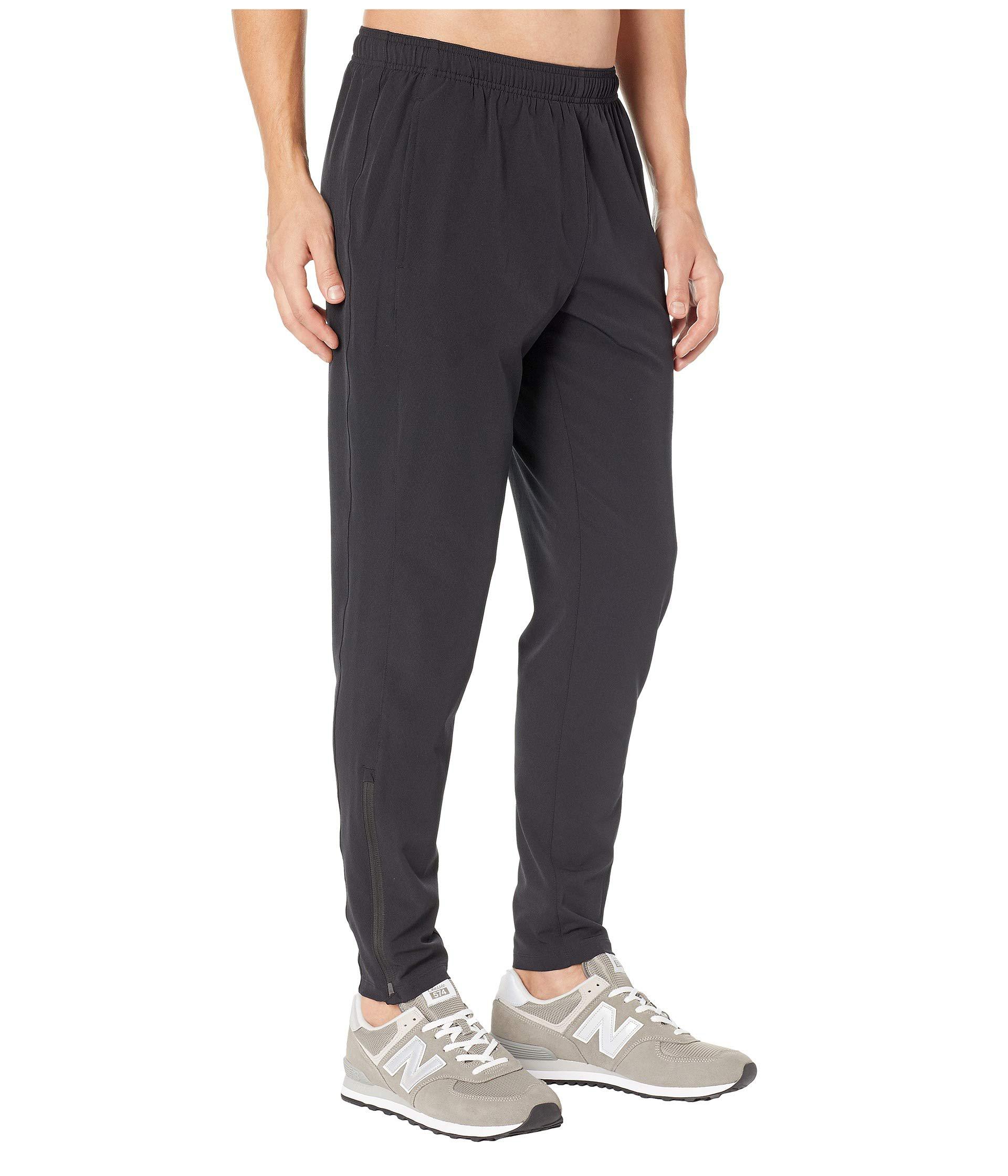 New Balance Tenacity Woven Track Pants black Men s Workout for Men Lyst