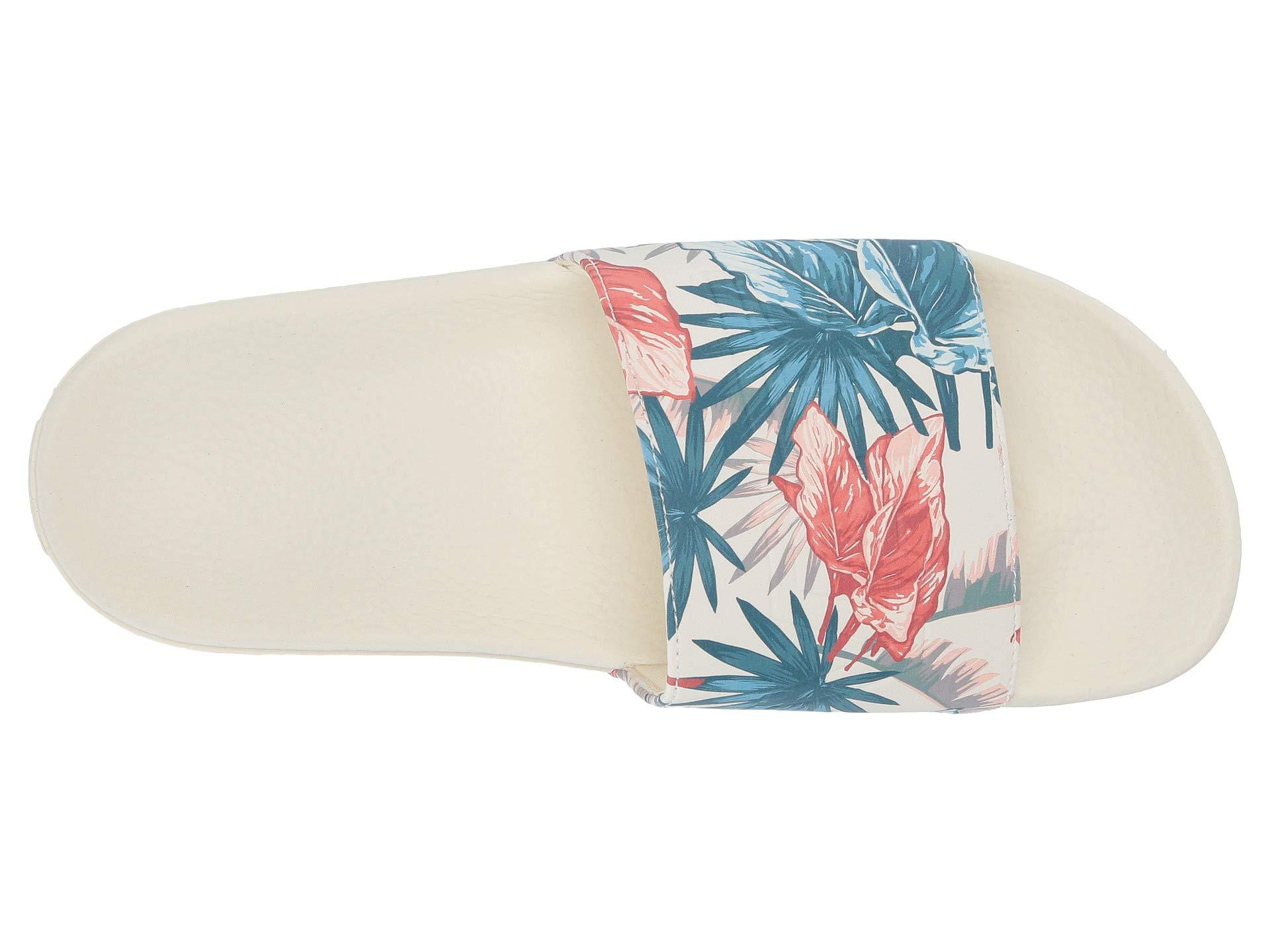 vans multicolor slides