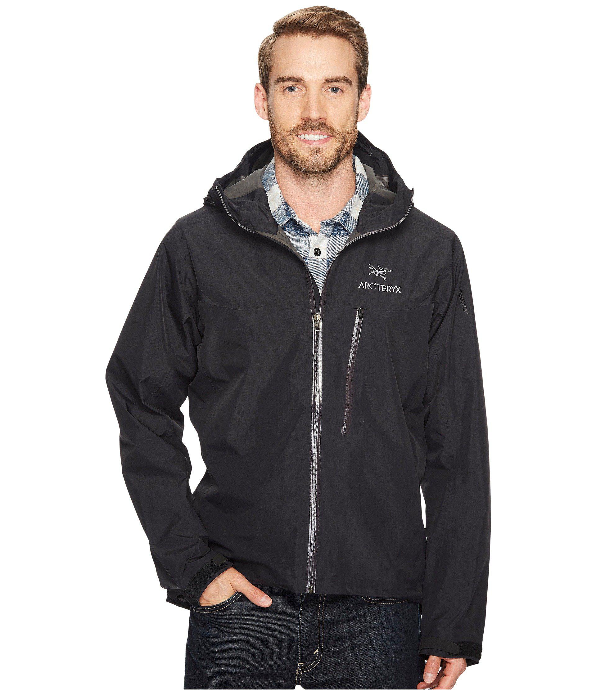 Arc Teryx Synthetic Alpha Sl Jacket Black Men S Coat For Men Lyst