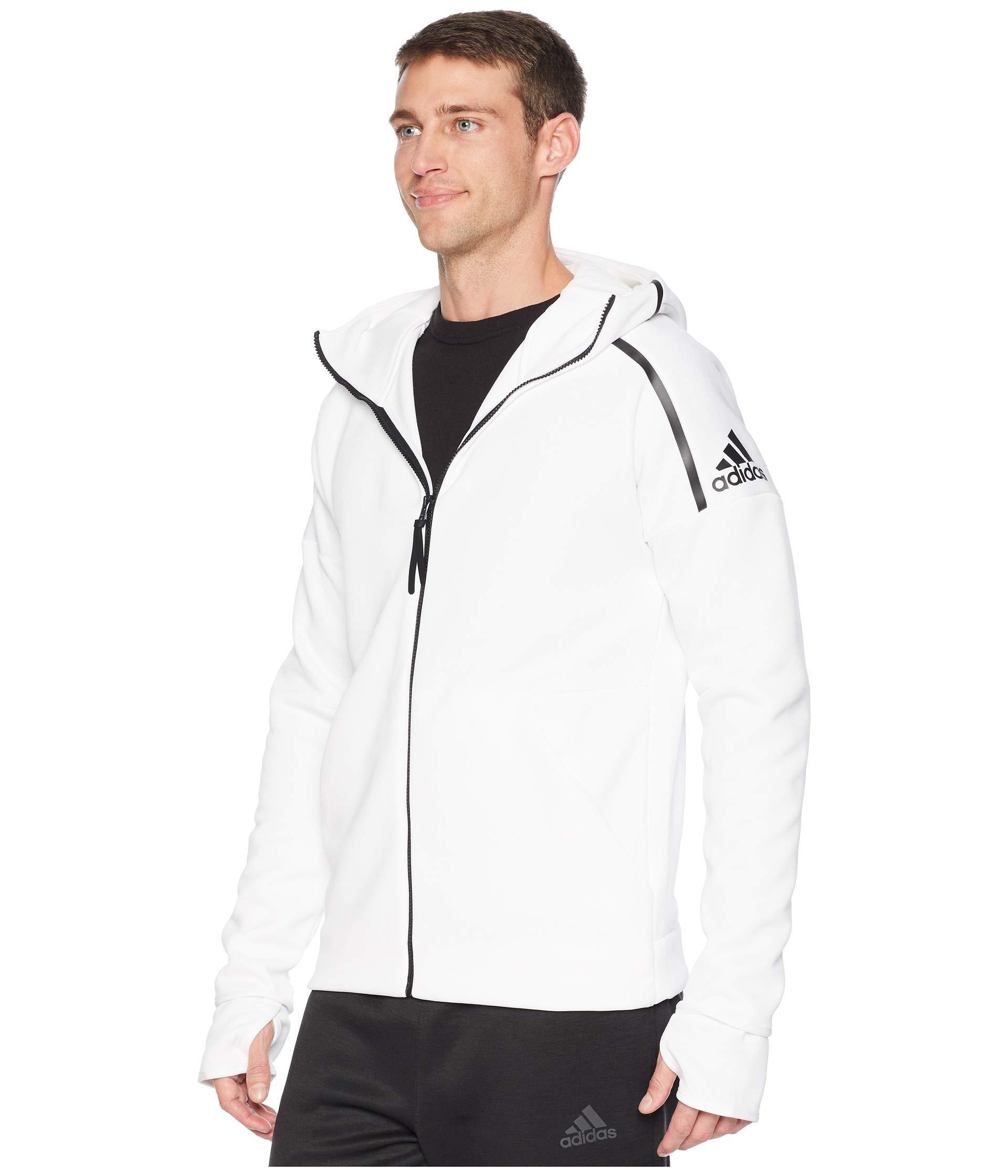 adidas zne hoodie white