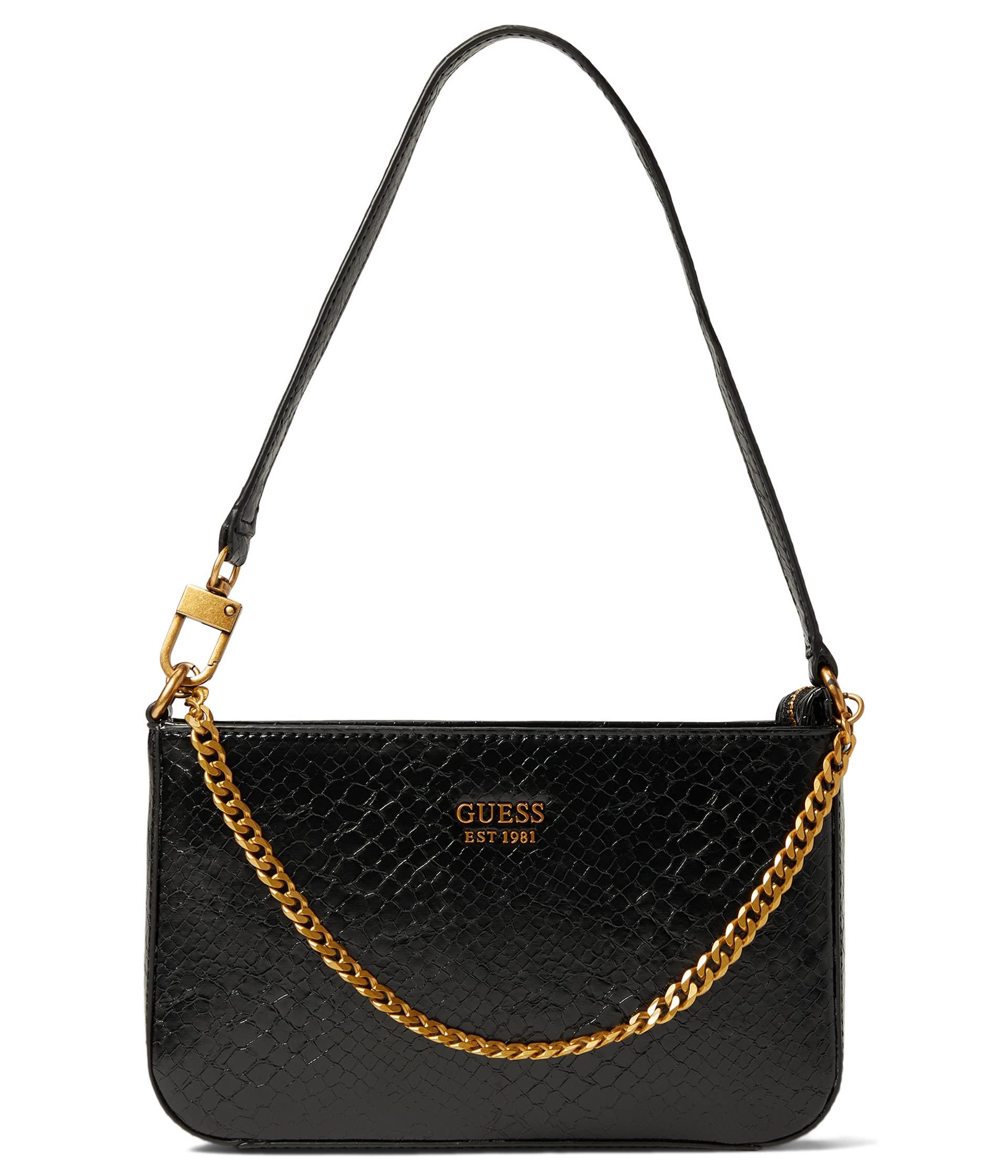 GUESS Katey Luxe Mini Top Zip Shoulder Bag, Black, One_size price
