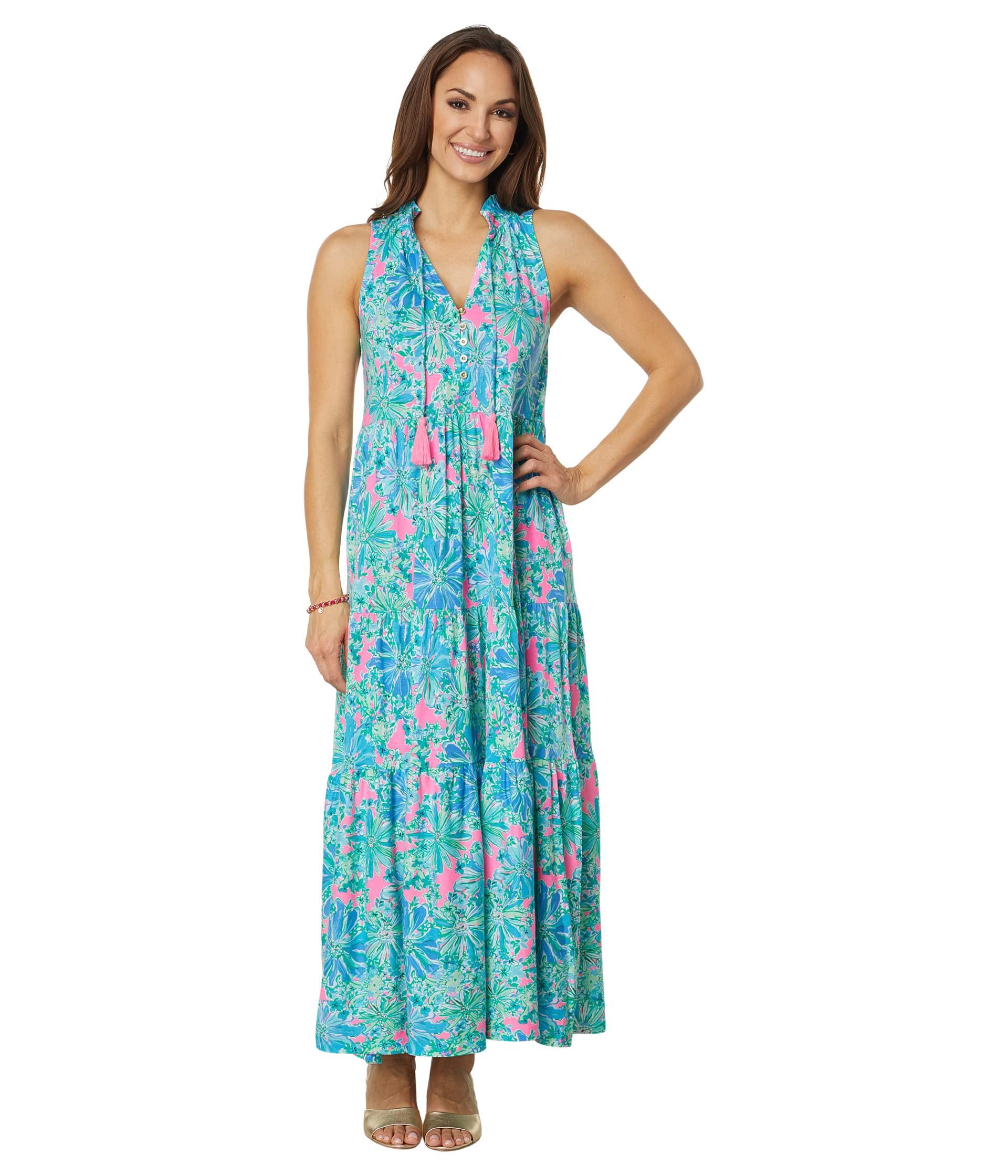 Lilly Pulitzer Malone Maxi Dress in Blue | Lyst