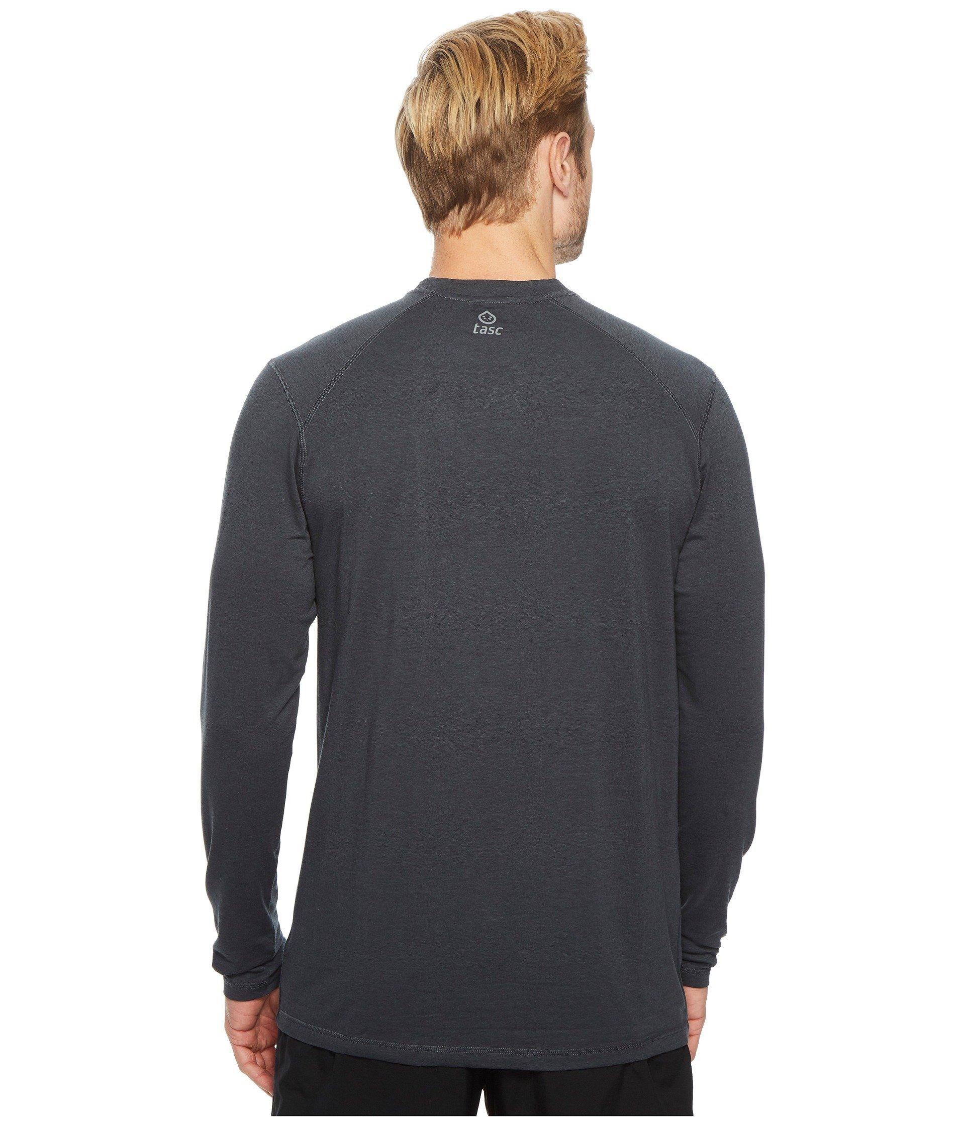 tasc Performance Cotton Carrollton Long Sleeve Shirt in Gray for Men ...