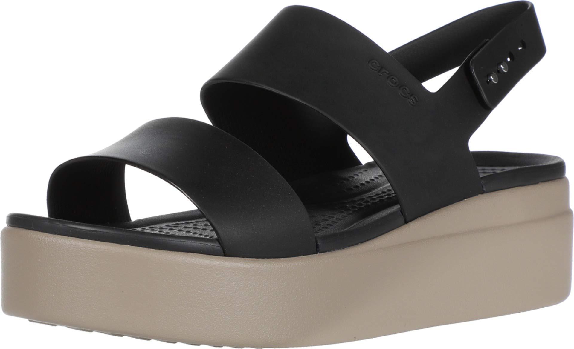 crocs brooklyn low wedge sandals