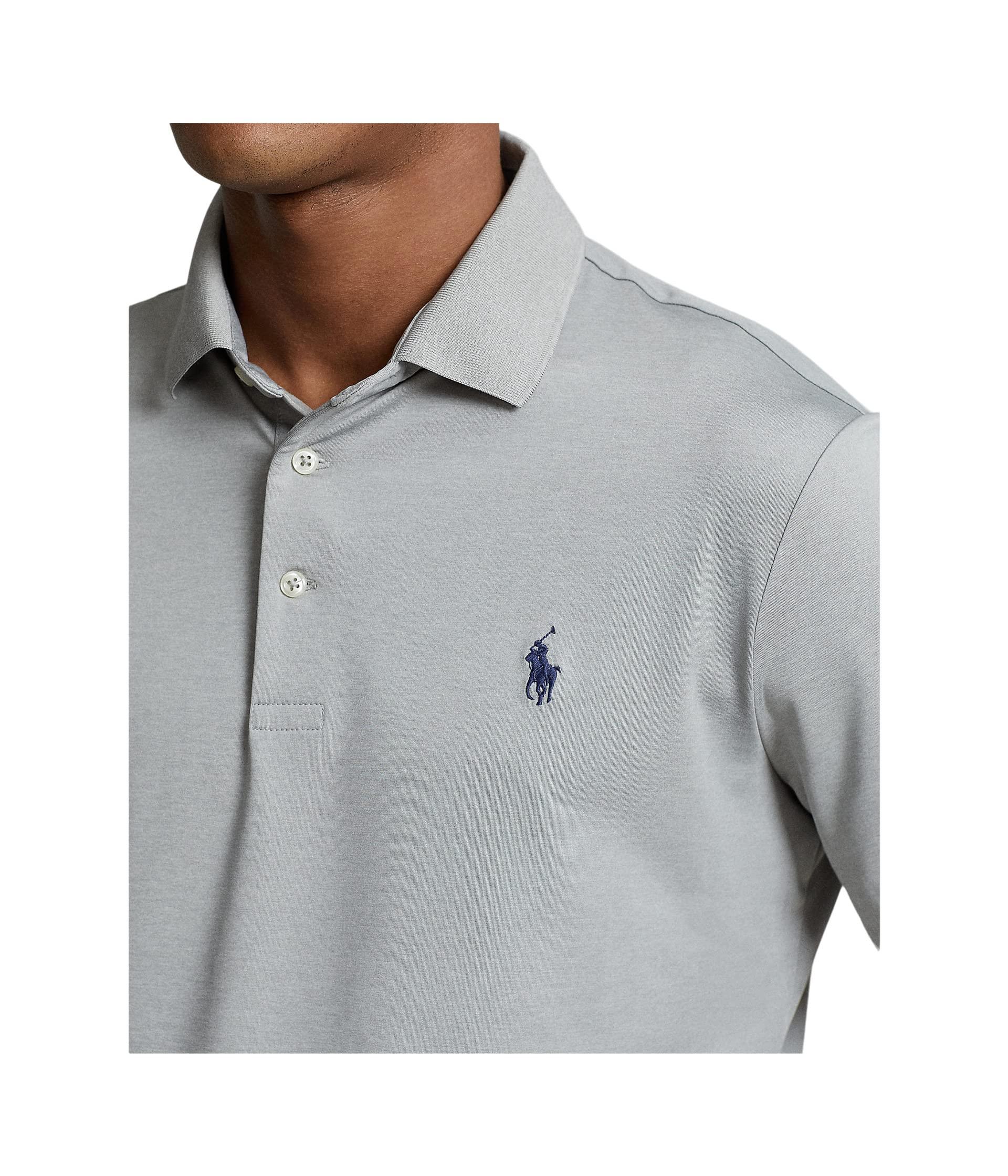 Polo Ralph Lauren Classic Fit Performance Polo Shirt in White for Men | Lyst