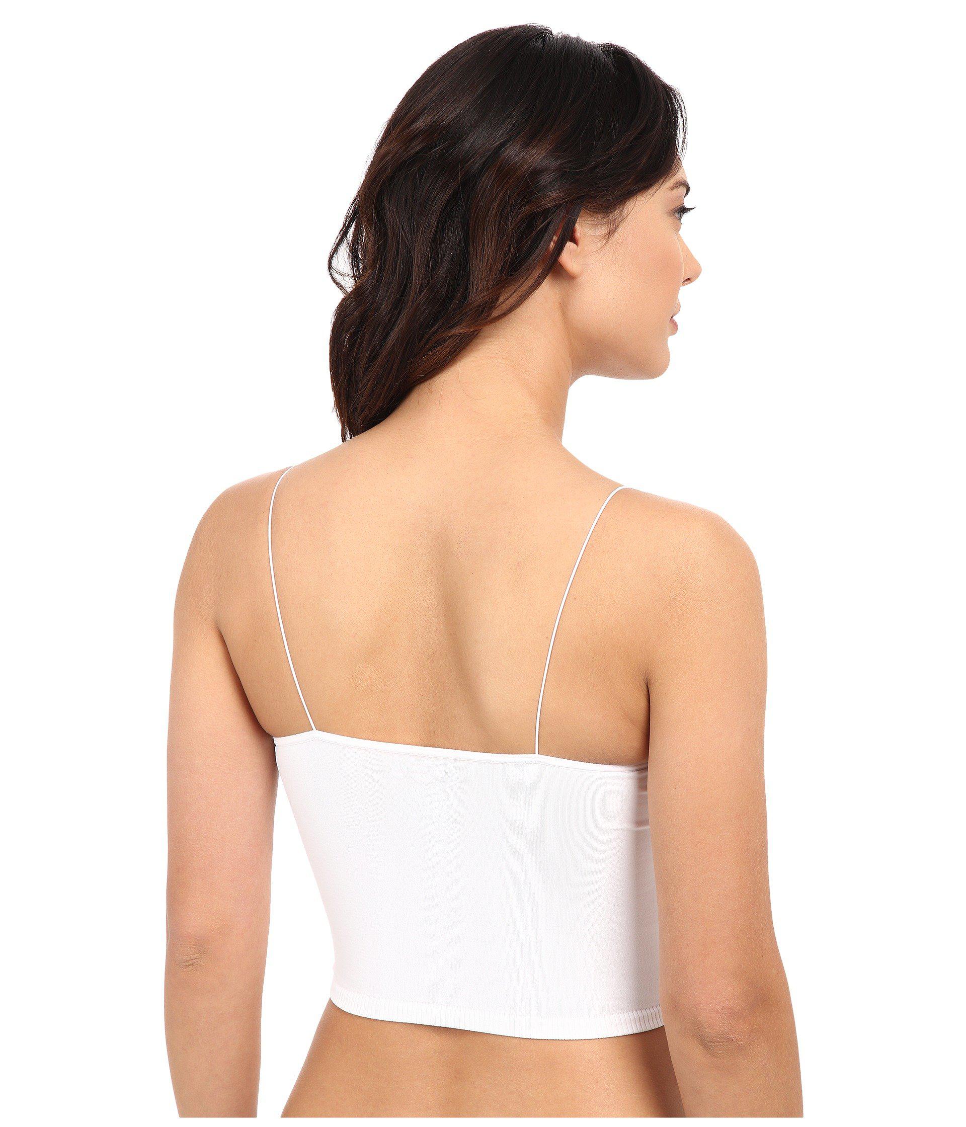skinny strap crop tank