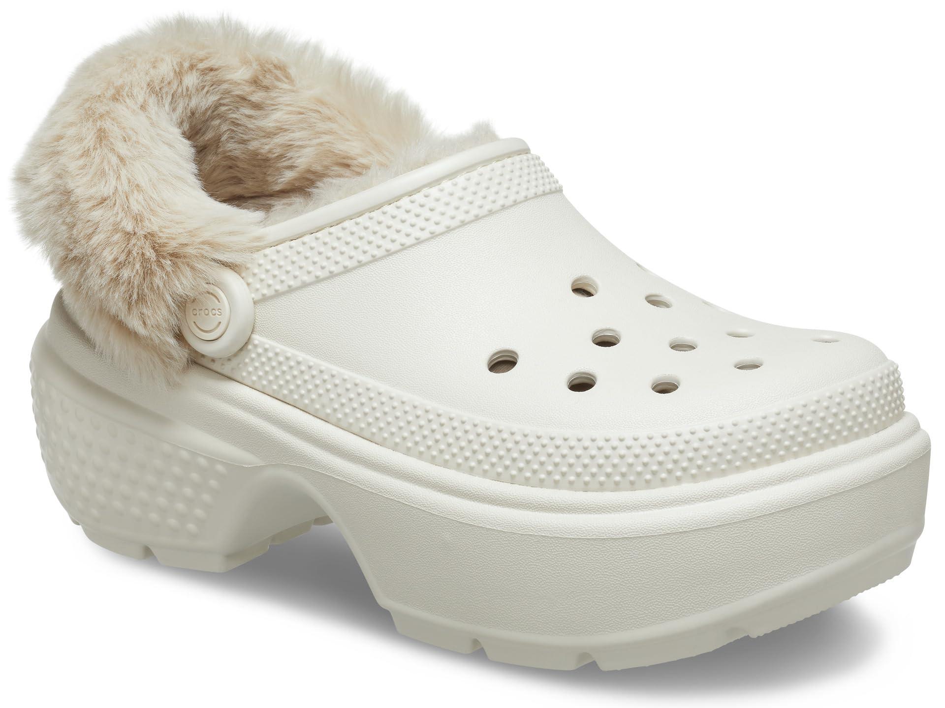 Crocs™ Classic Lined Stomp Clog in White | Lyst