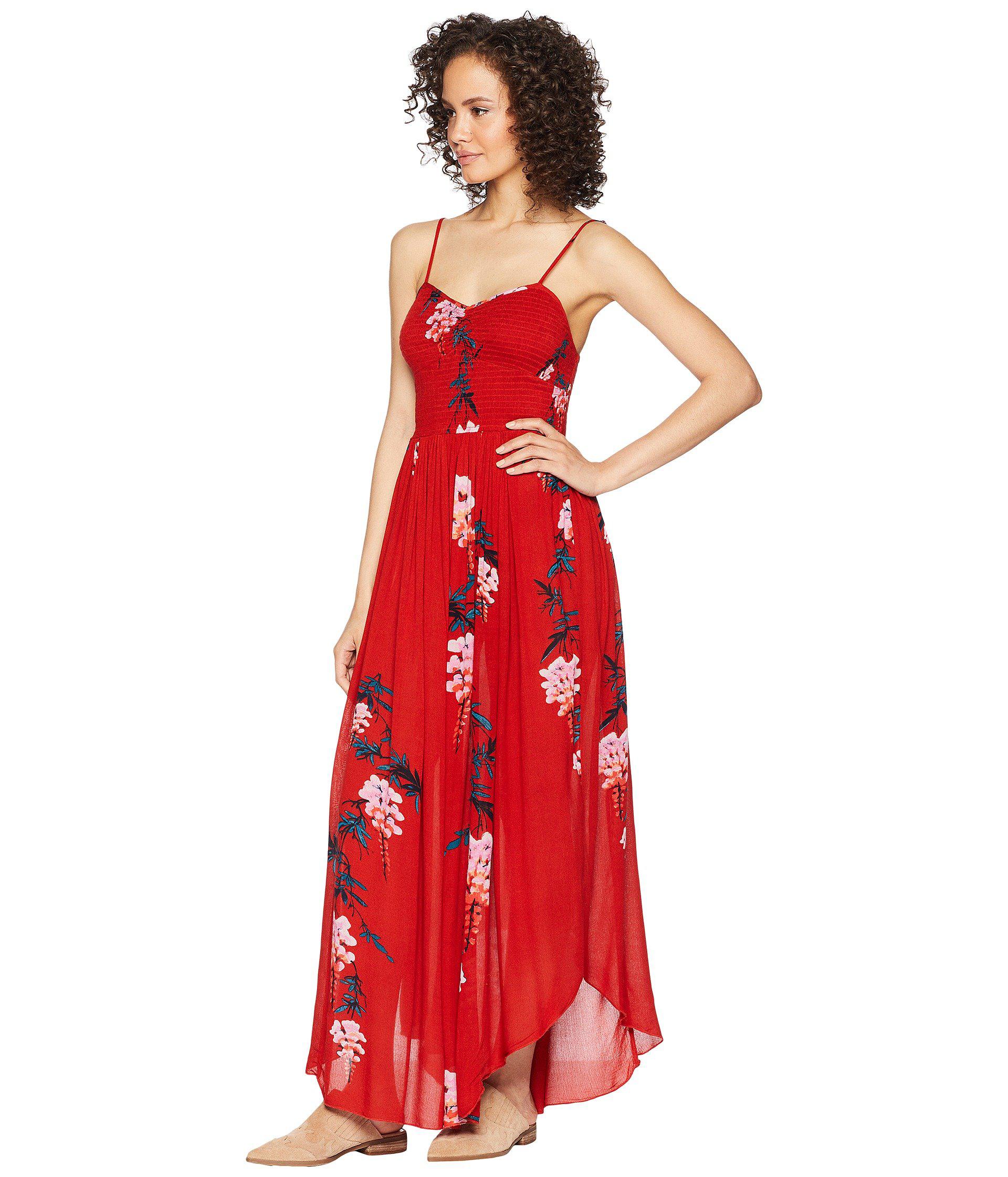 beau smocked printed slip