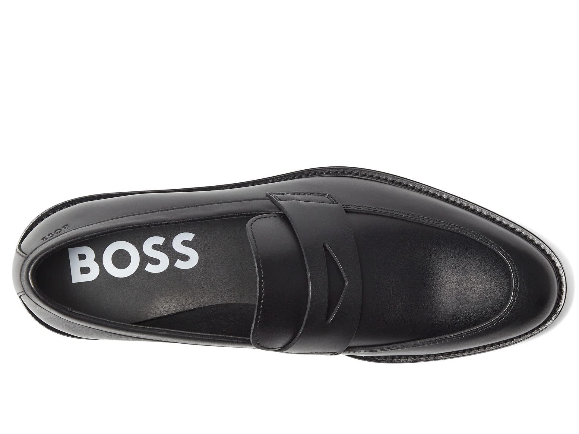 børste Personligt boble BOSS by HUGO BOSS Larry Leather Loafer in Black for Men | Lyst