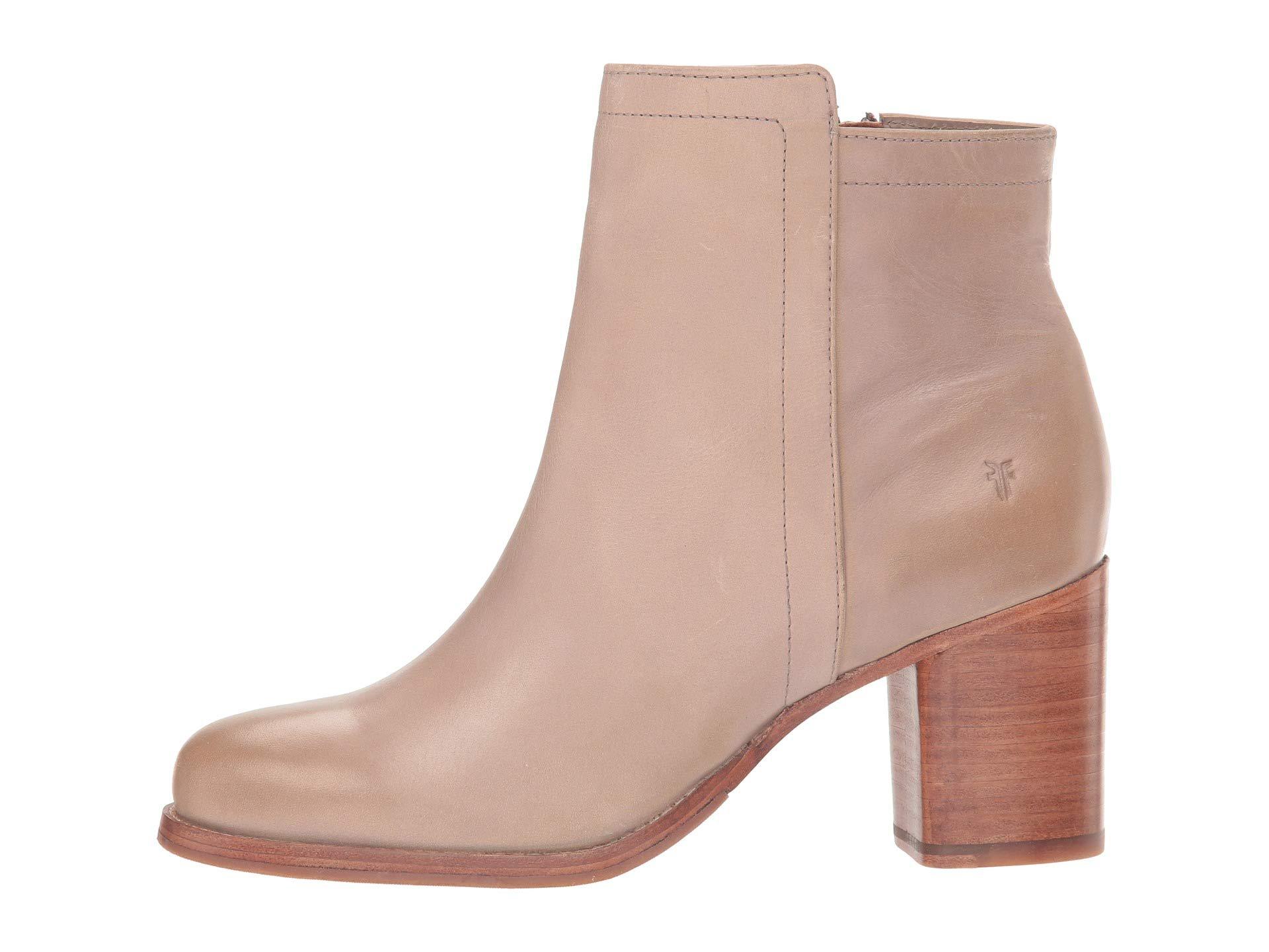 frye addie inside zip bootie