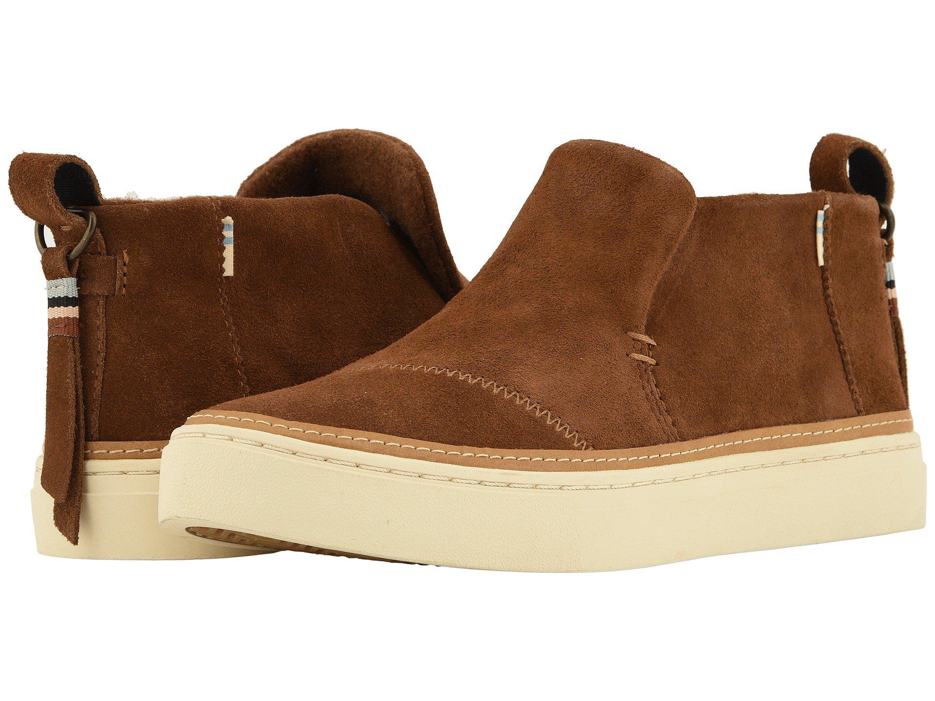 TOMS Paxton Water-resistant Slip-ons (dark Amber Suede) Slip On Shoes in  Brown | Lyst