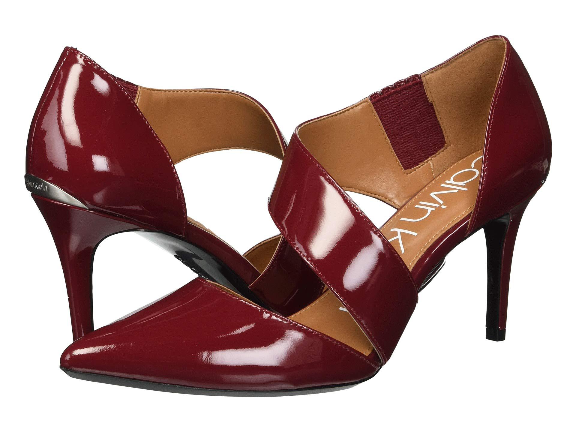 Calvin Klein Gella Pump in Red | Lyst