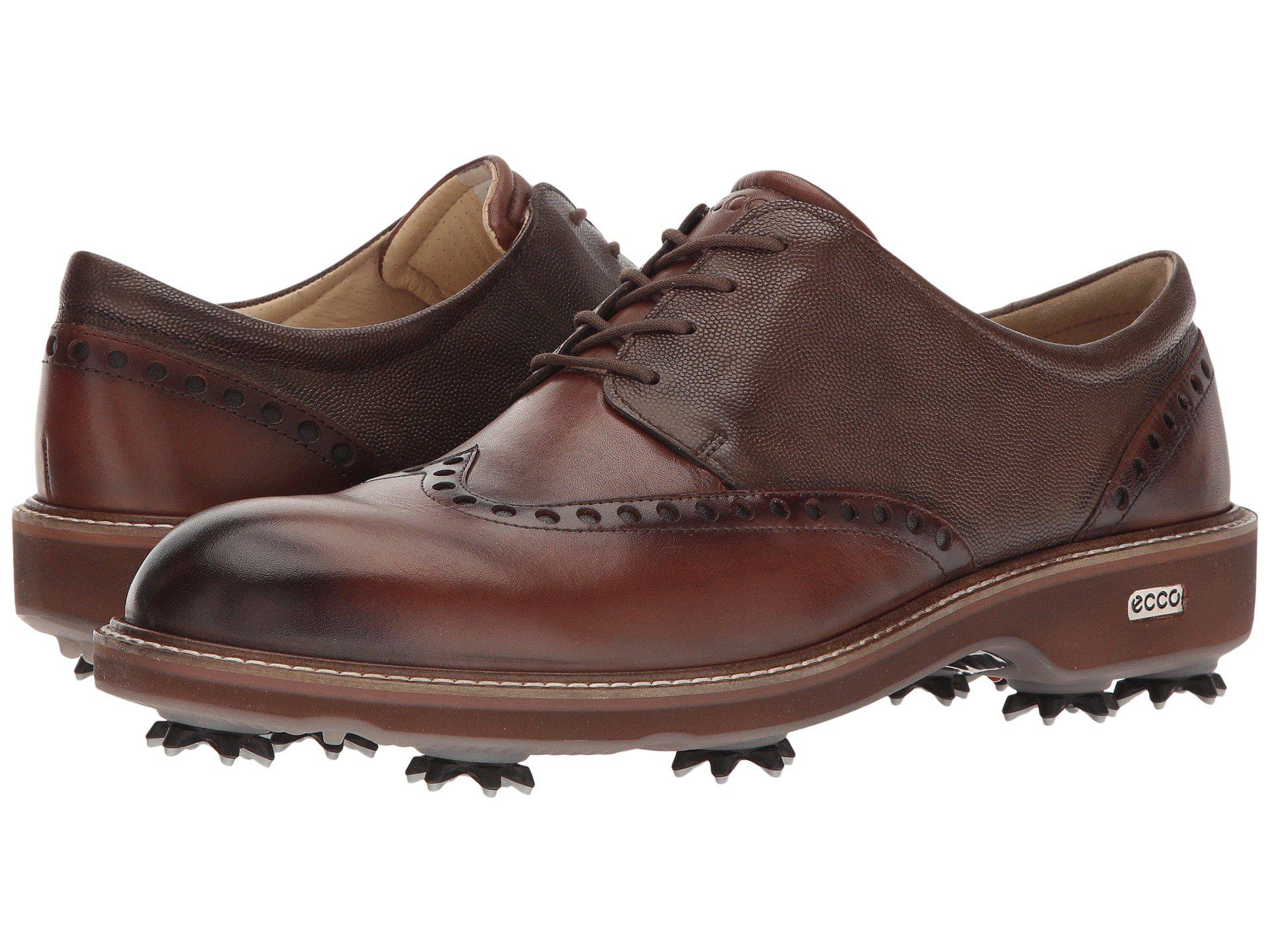 Ecco brown golf shoes Clearance