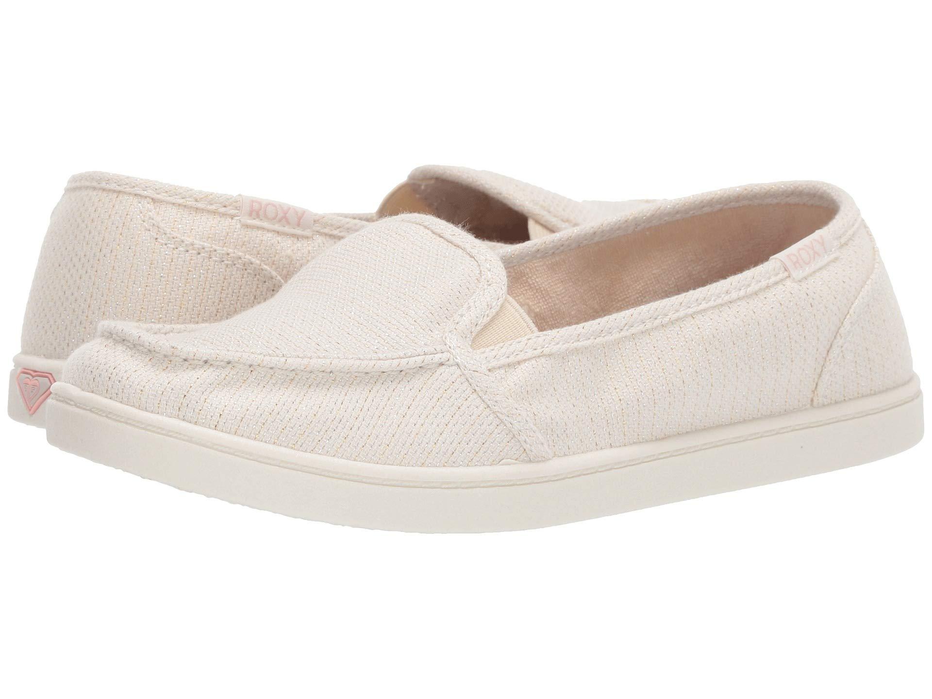 Lyst Roxy Minnow Vi (cream) Women's Slip On Shoes in Natural Save 15
