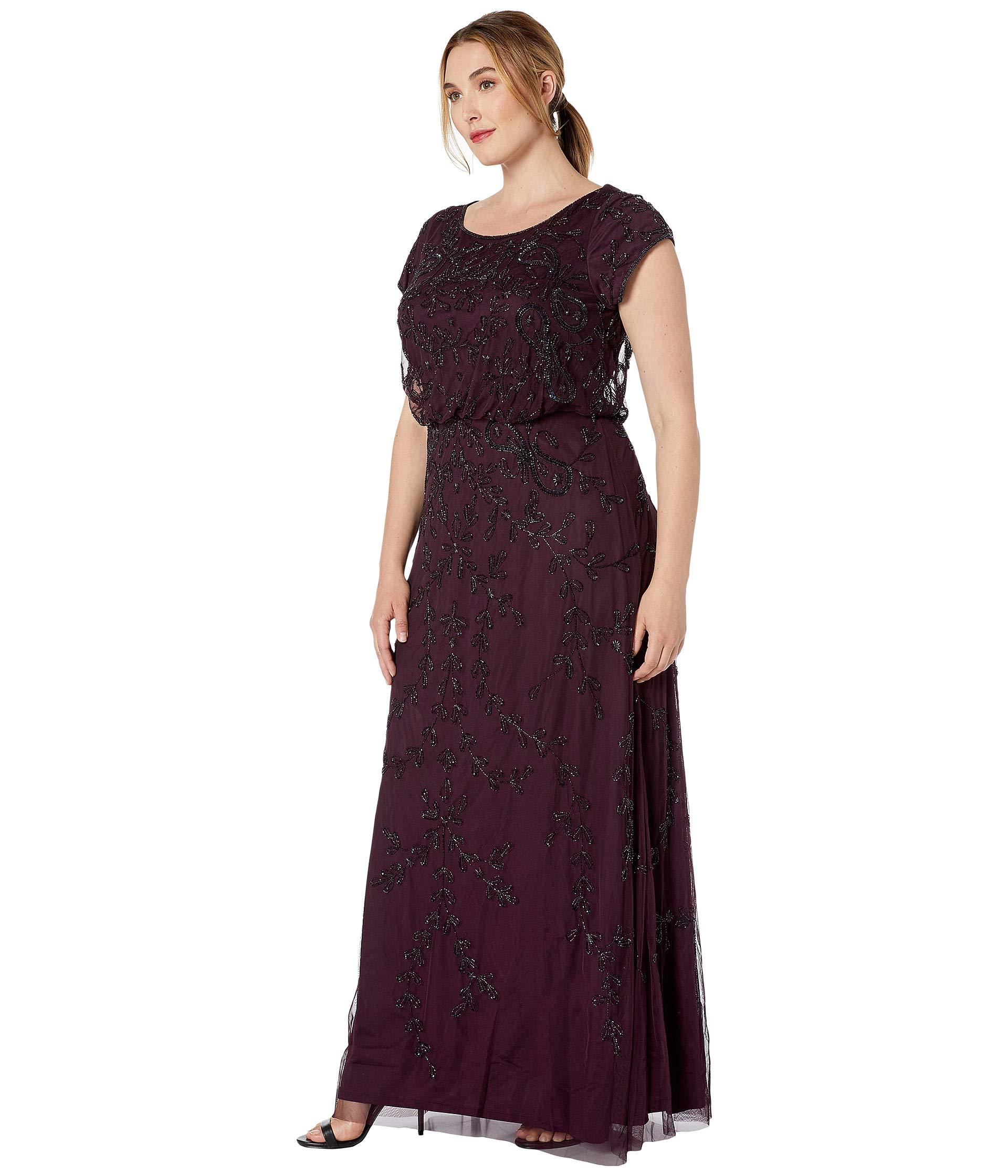 plus size beaded