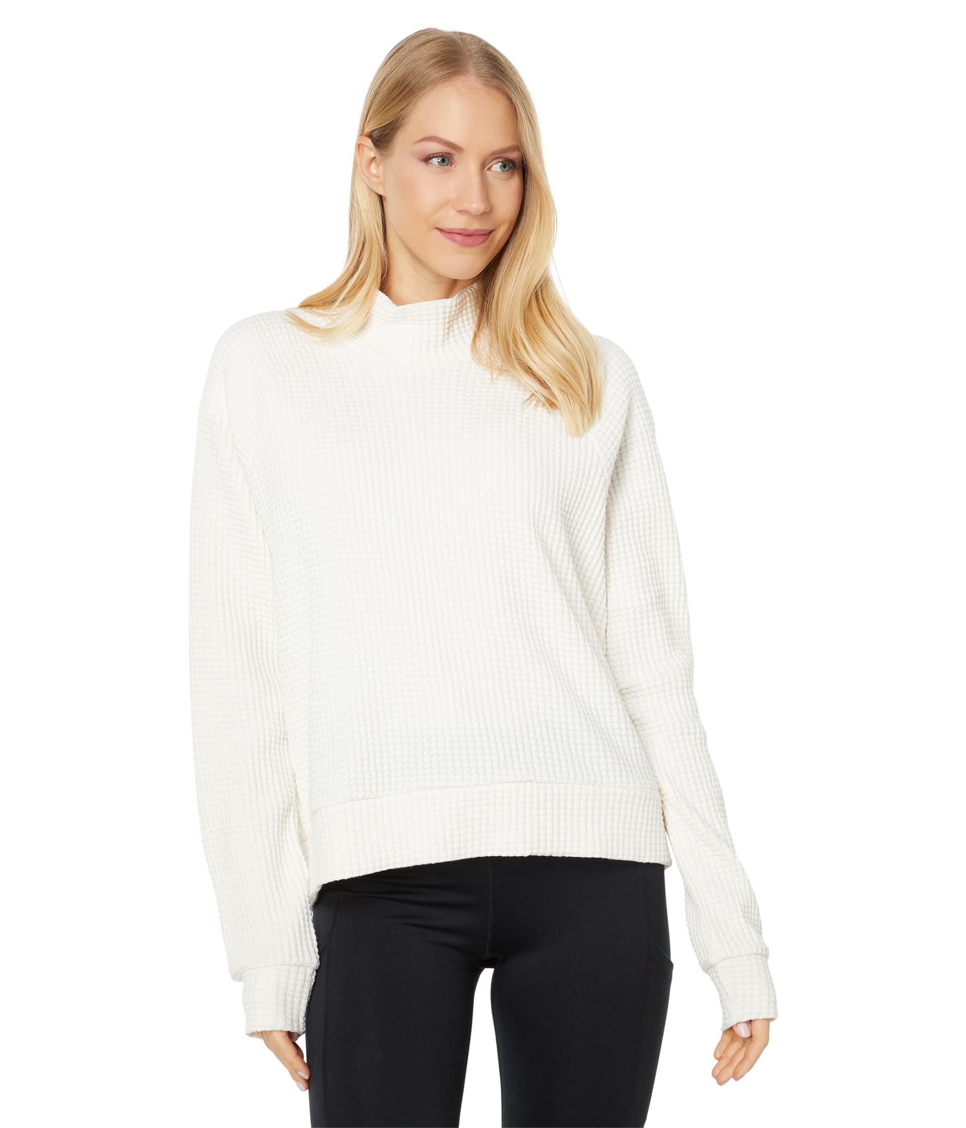 The North Face Cotton Long Sleeve Mock Neck Chabot in White | Lyst