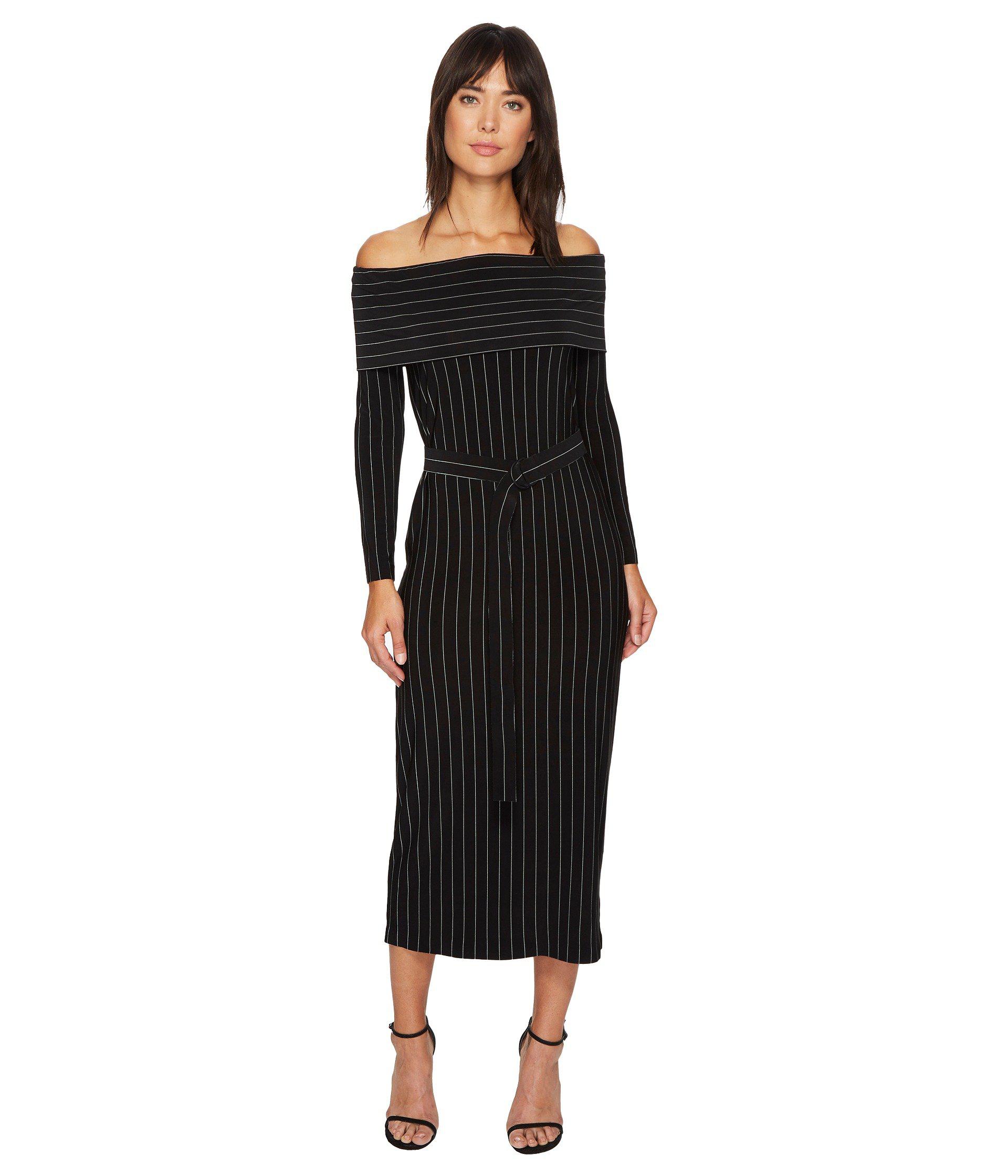 off shoulder straight dress