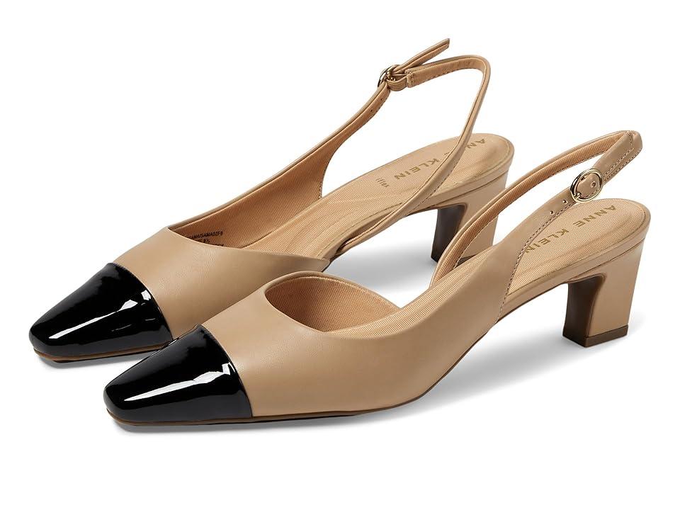 Anne Klein Sama Nude High Heels in Black Lyst