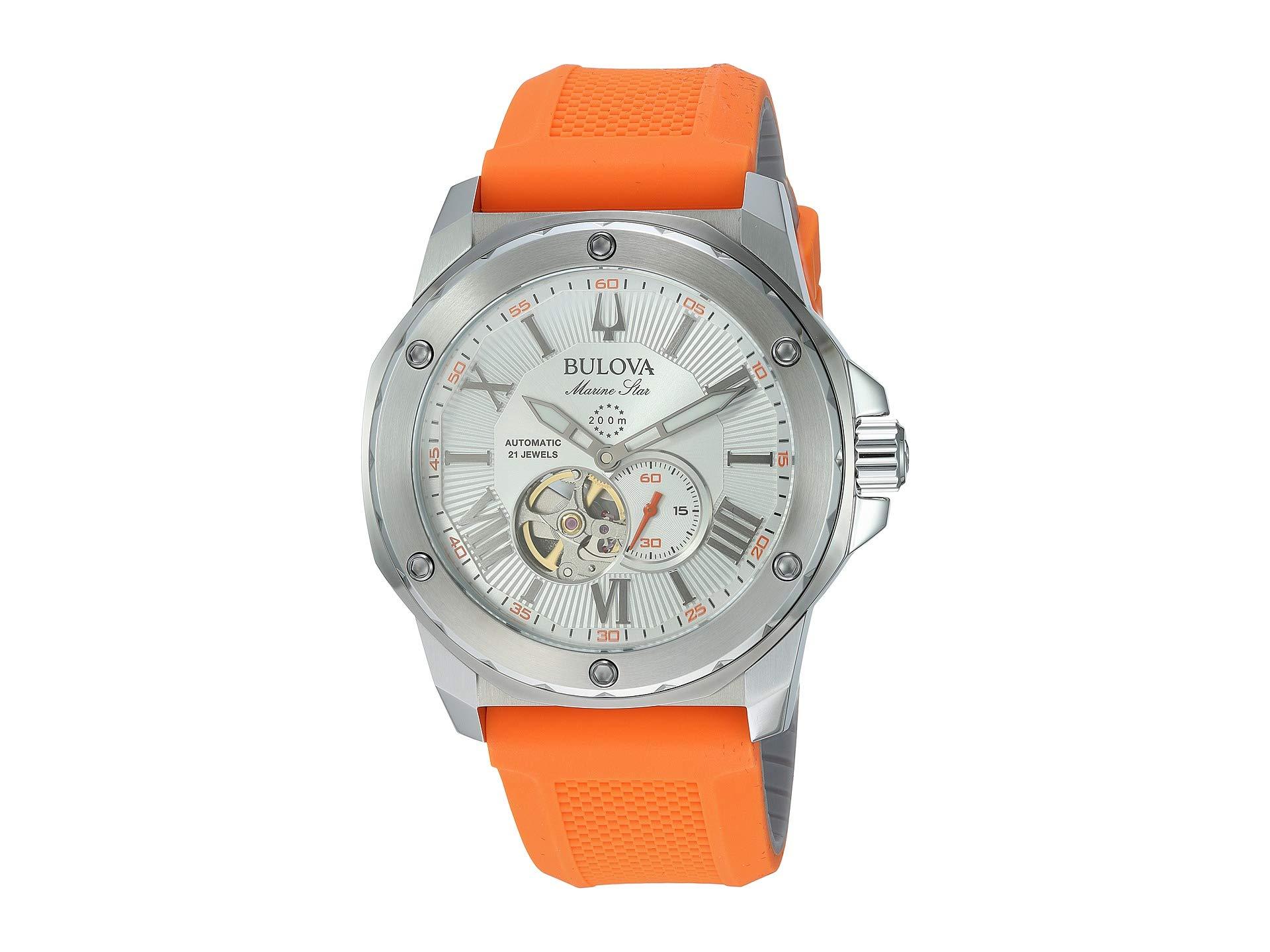 Bulova Marine Star - 98a226 in Silver (Metallic) for Men - Lyst