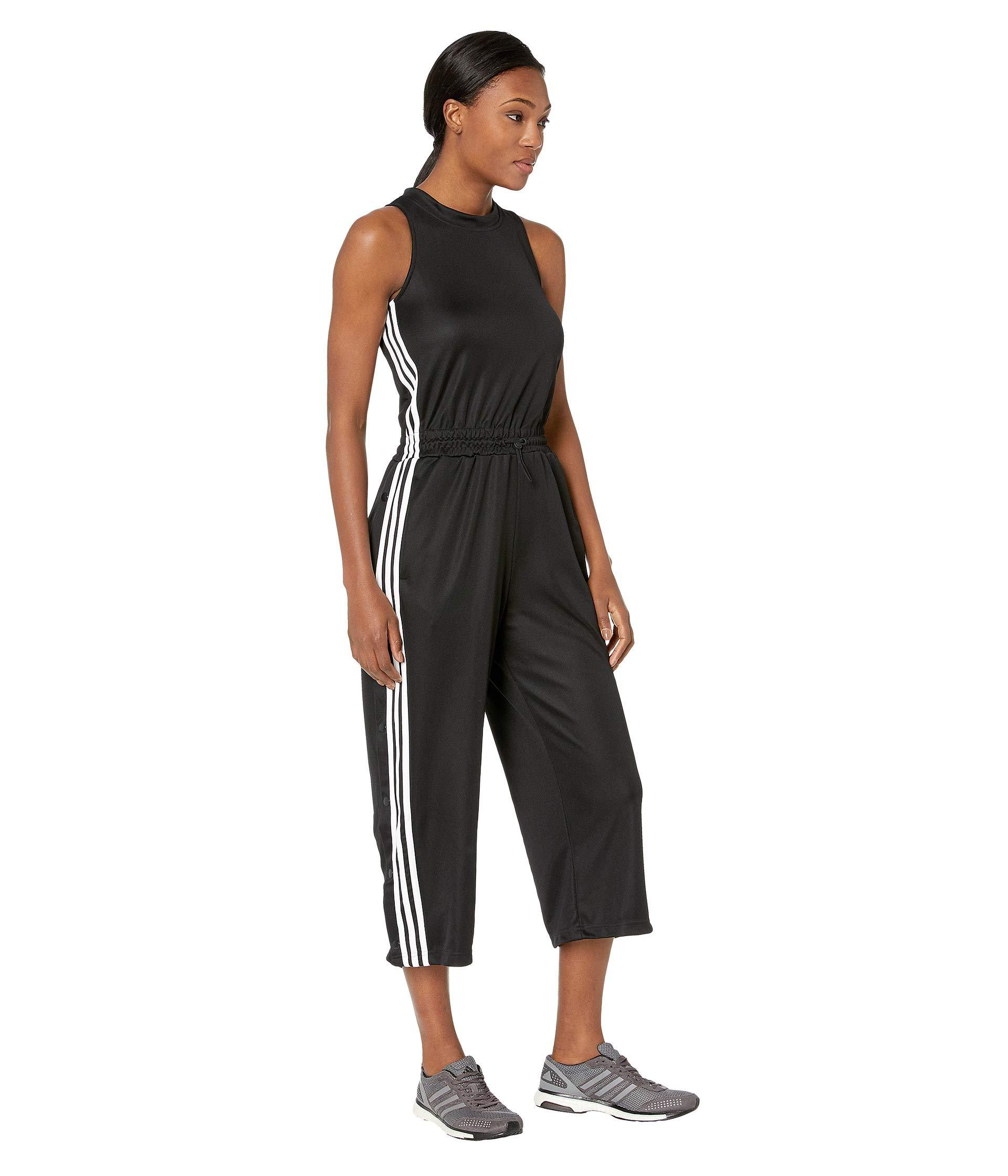 adidas Snap Romper (black/white) Women's Jumpsuit & Rompers One Piece | Lyst