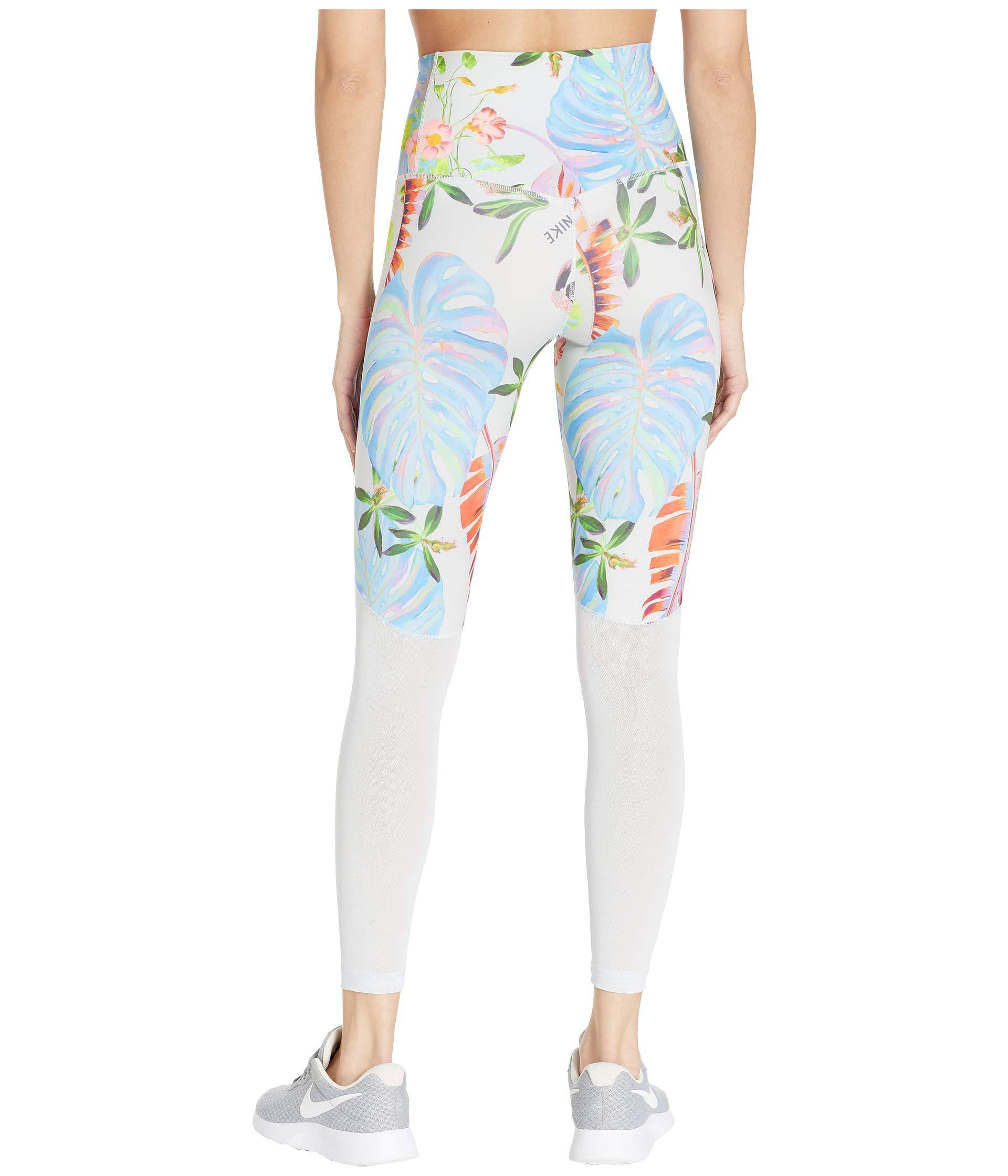 nike power floral leggings