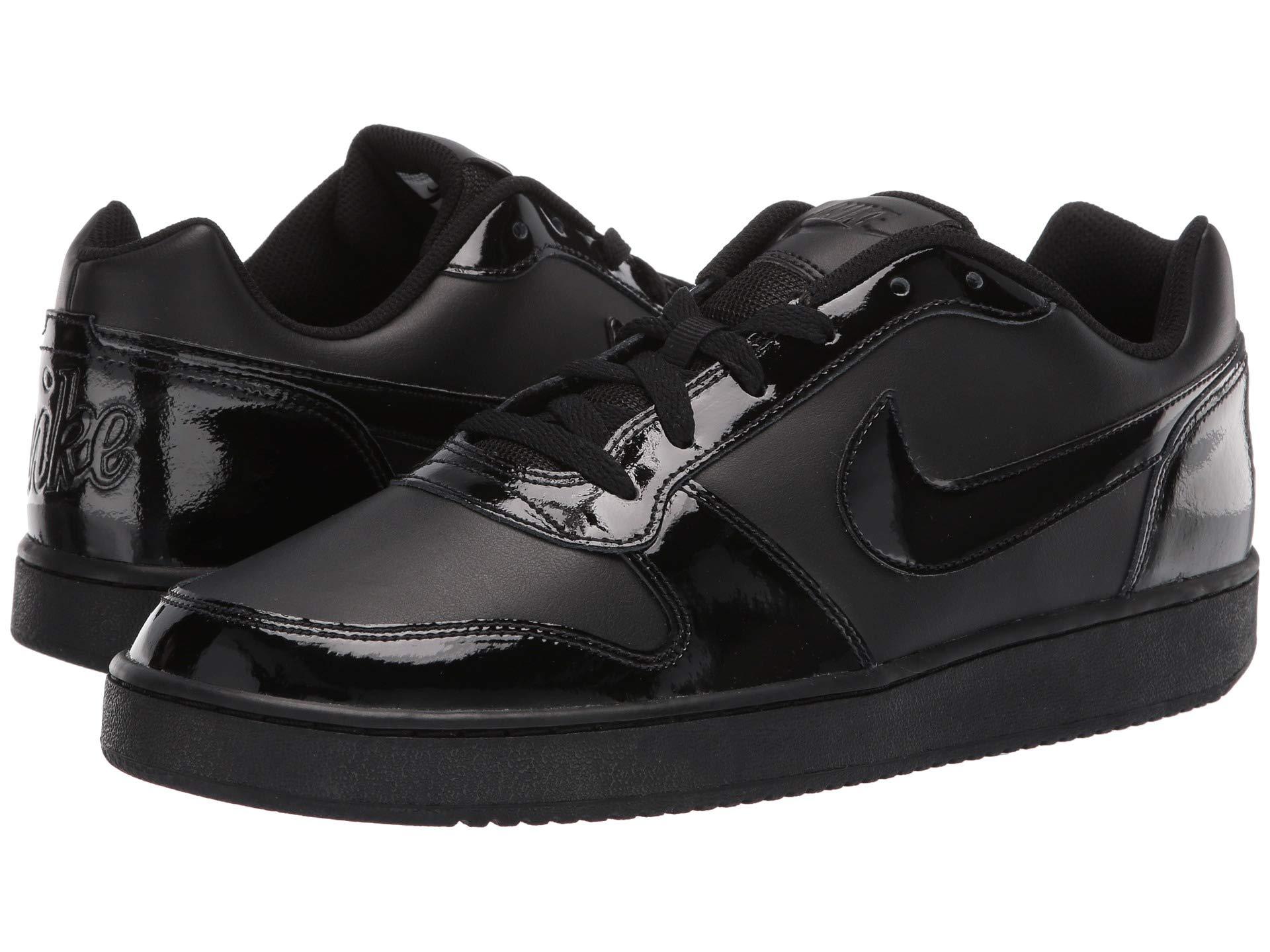 nike ebernon low black