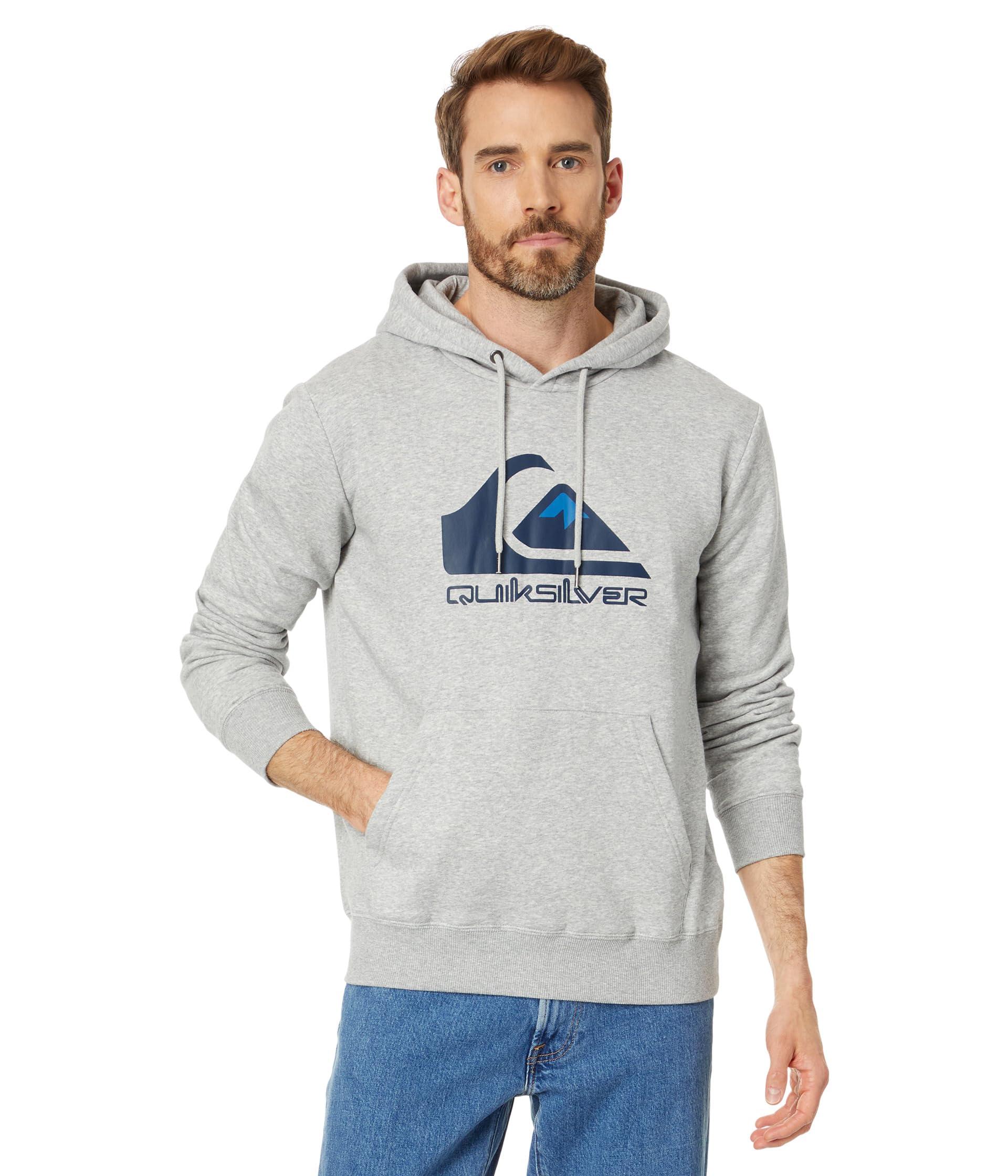 Quiksilver Big Logo Pullover Hoodie in Blue for Men Lyst