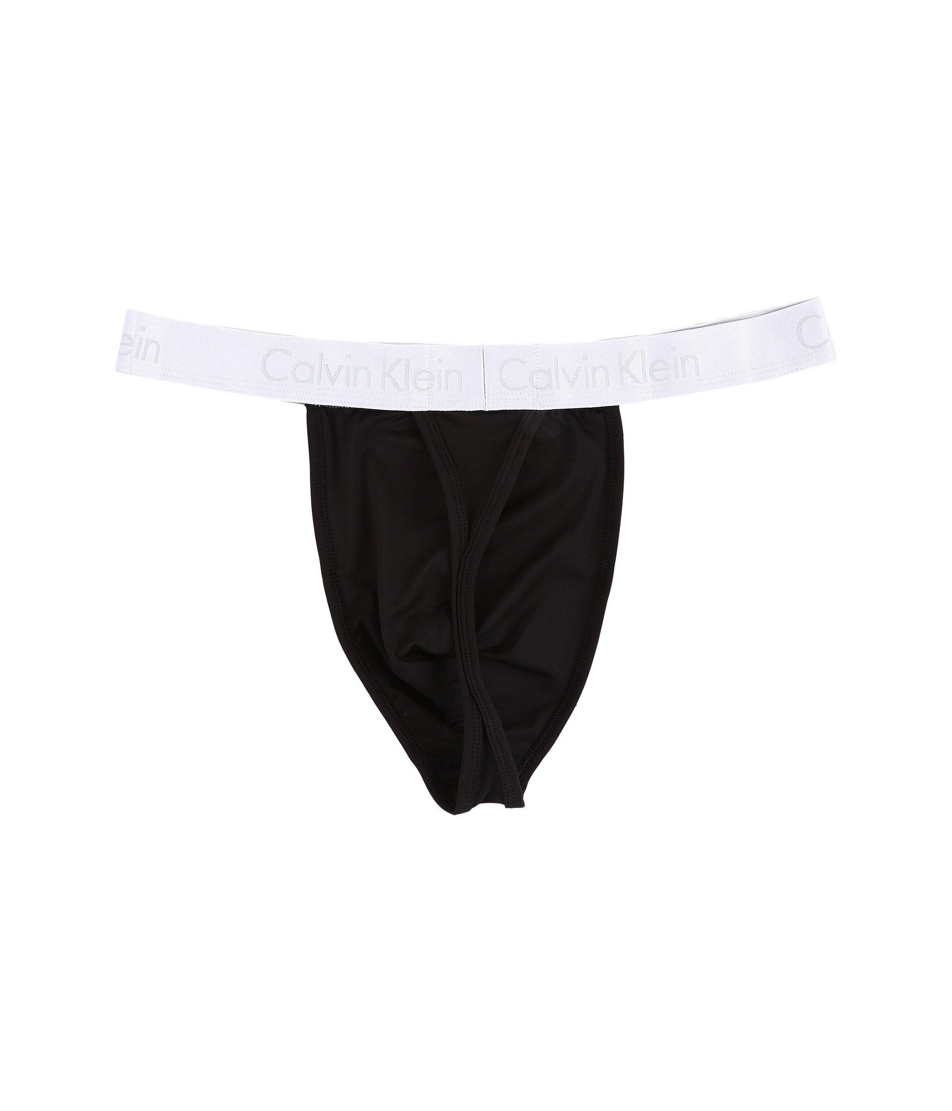 Calvin Klein Liquid Stretch Micro Thong (black) Men's Underwear for Men |  Lyst