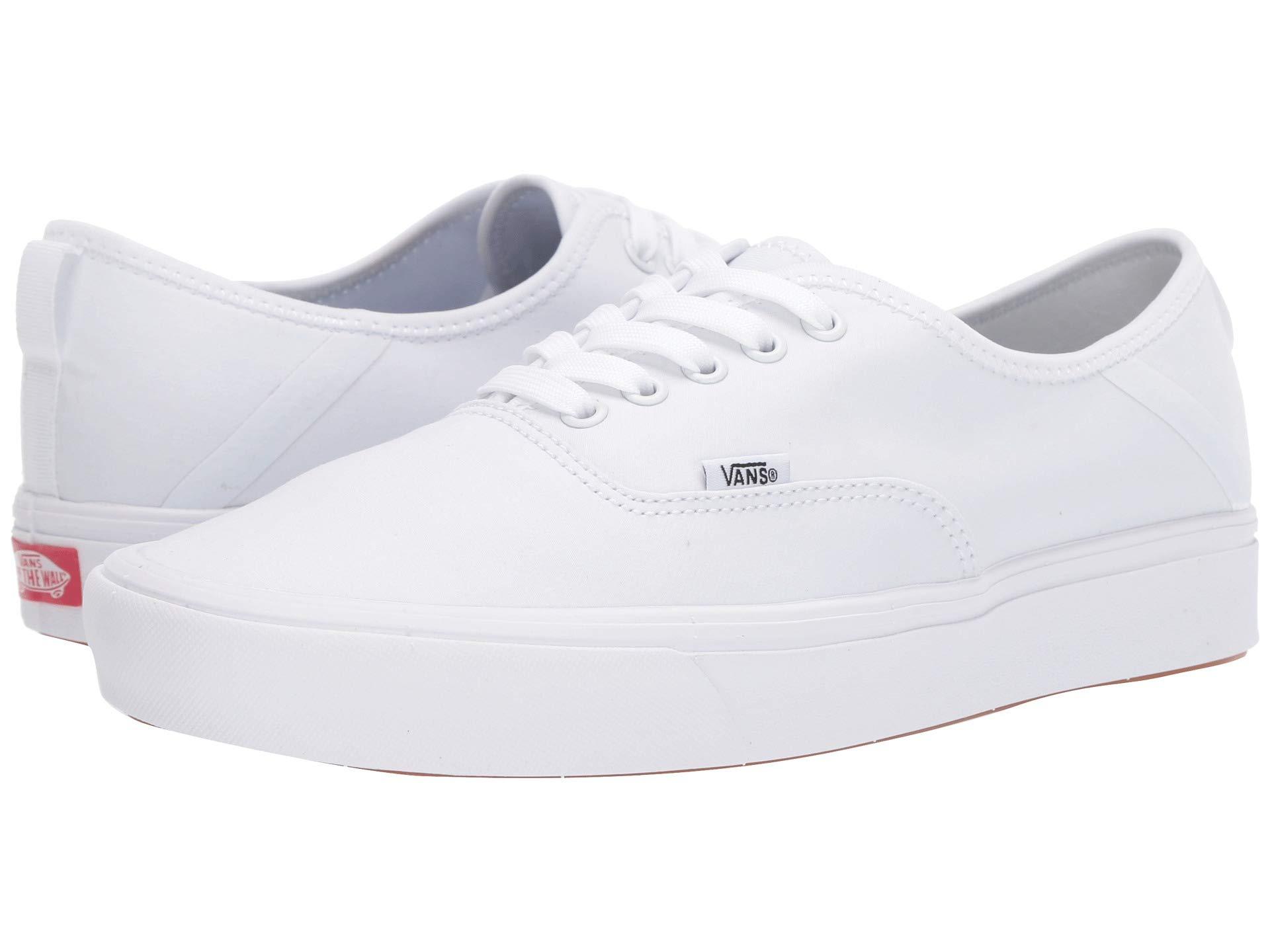 vans comfy cush white