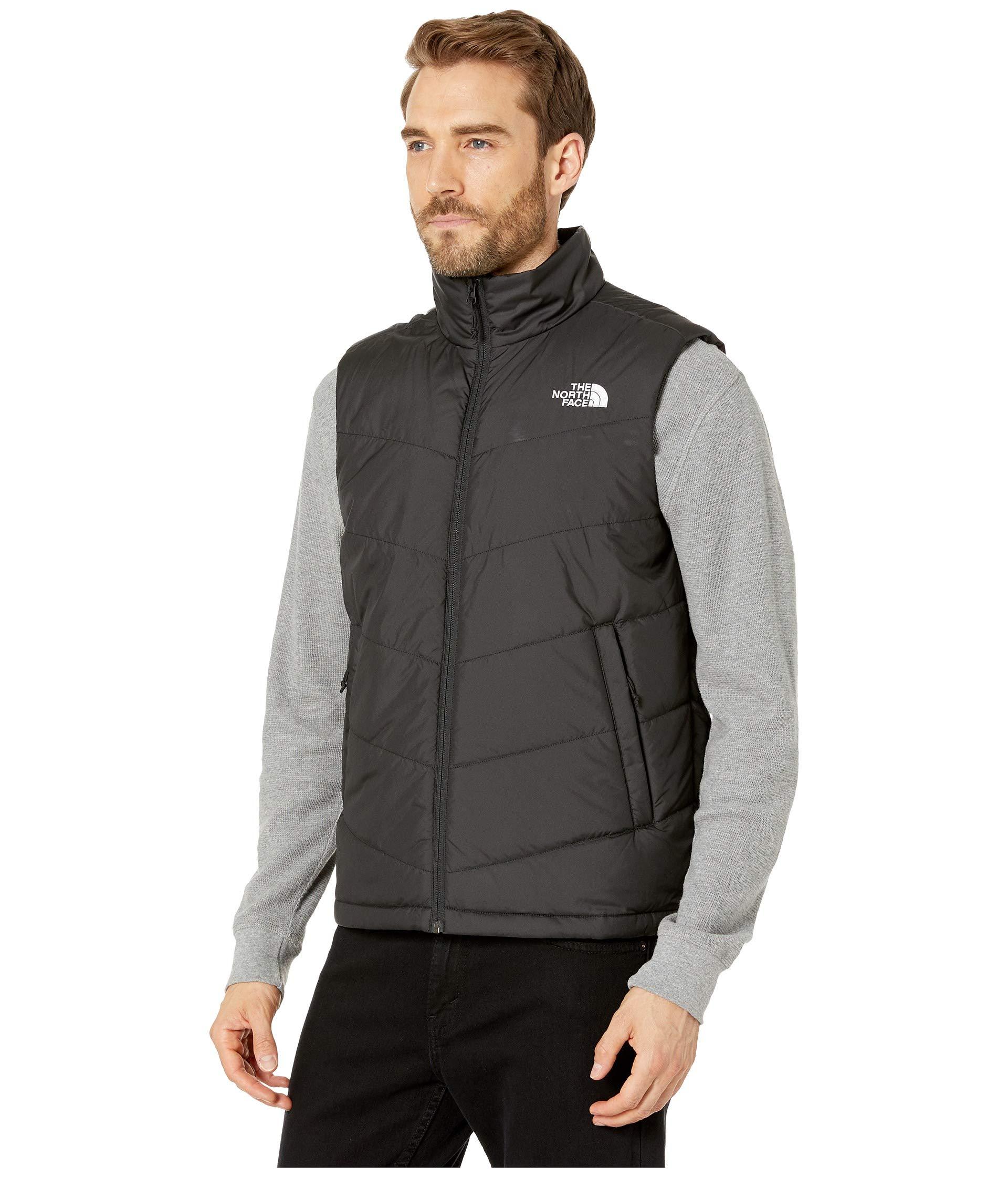The North Face Synthetic Junction Insulated Vest in Black for Men - Lyst