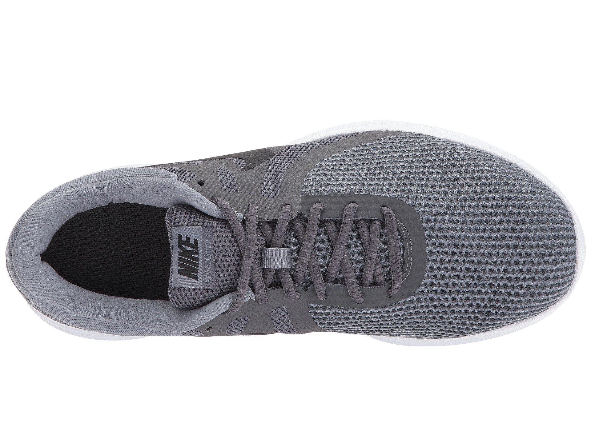 nike men's revolution 4 dark grey running shoes