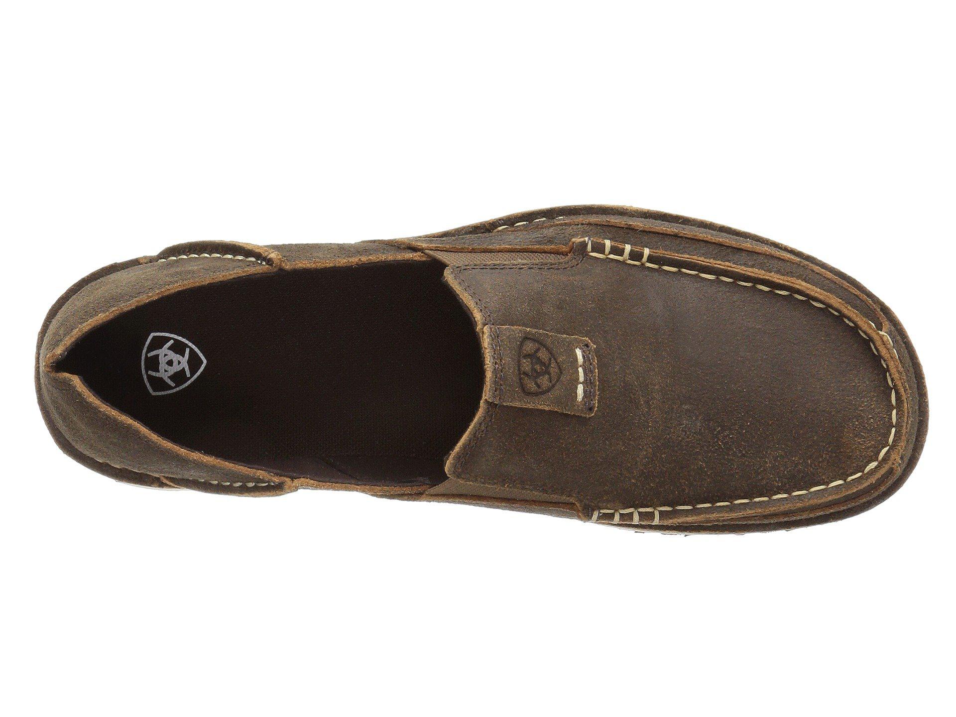 Ariat Leather Cruiser (vintage Bomber 2) Men's Slip On Shoes in Brown for Men Lyst