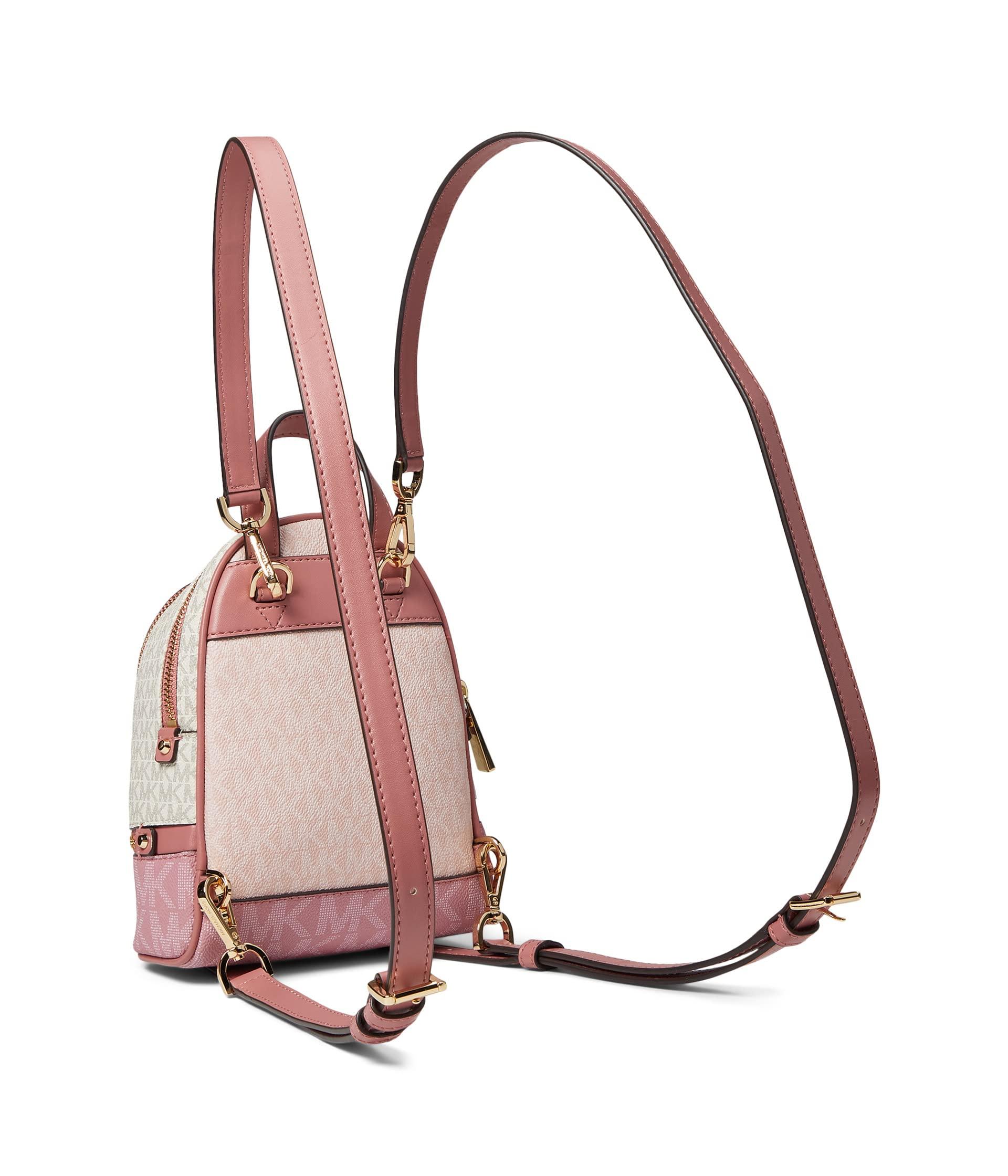 MICHAEL Michael Kors Rhea Zip Extra Small Messsenger Backpack in Pink