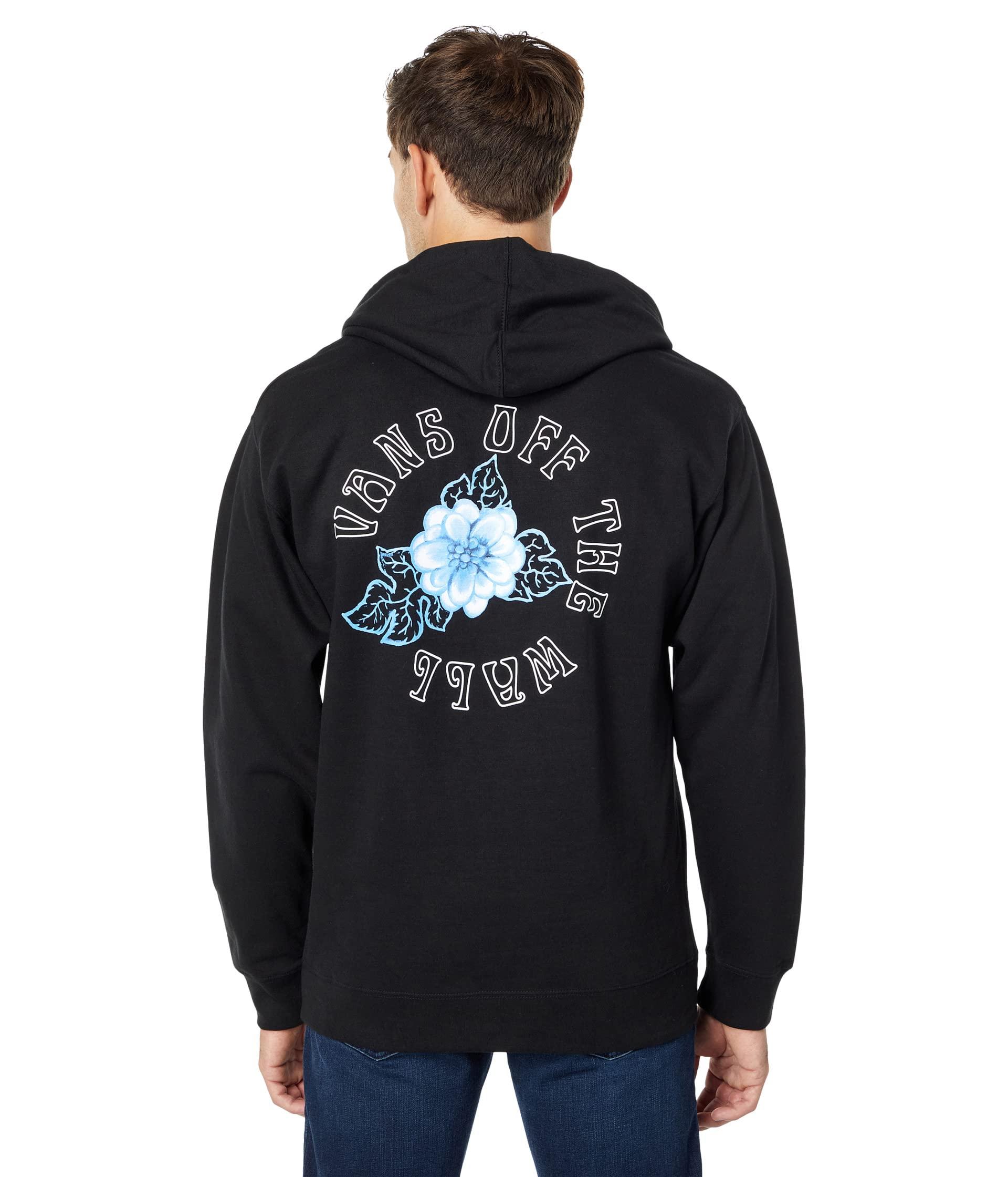 Vans Blue Floral Pullover Hoodie in Black for Men | Lyst