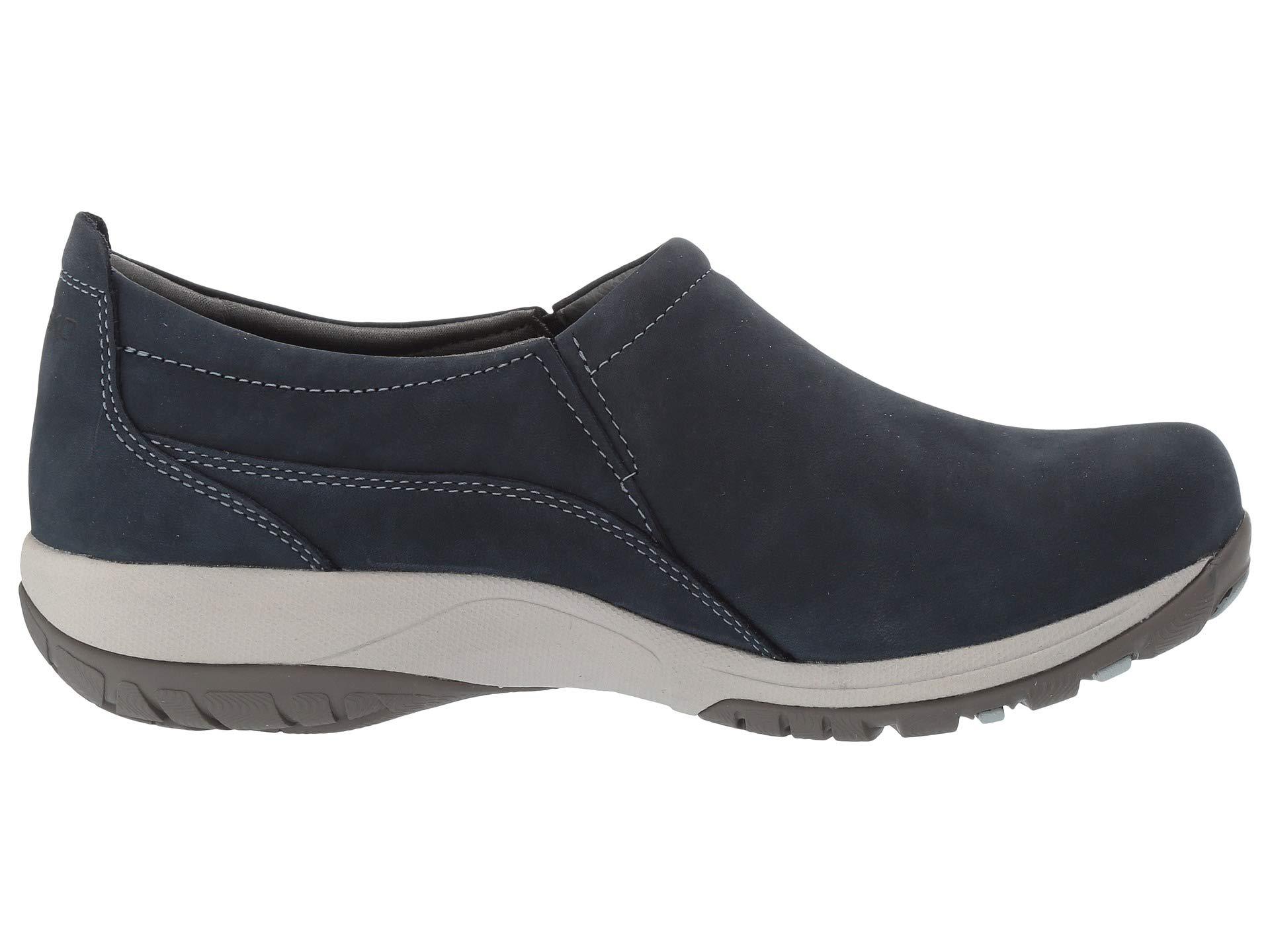 dansko patti black milled nubuck